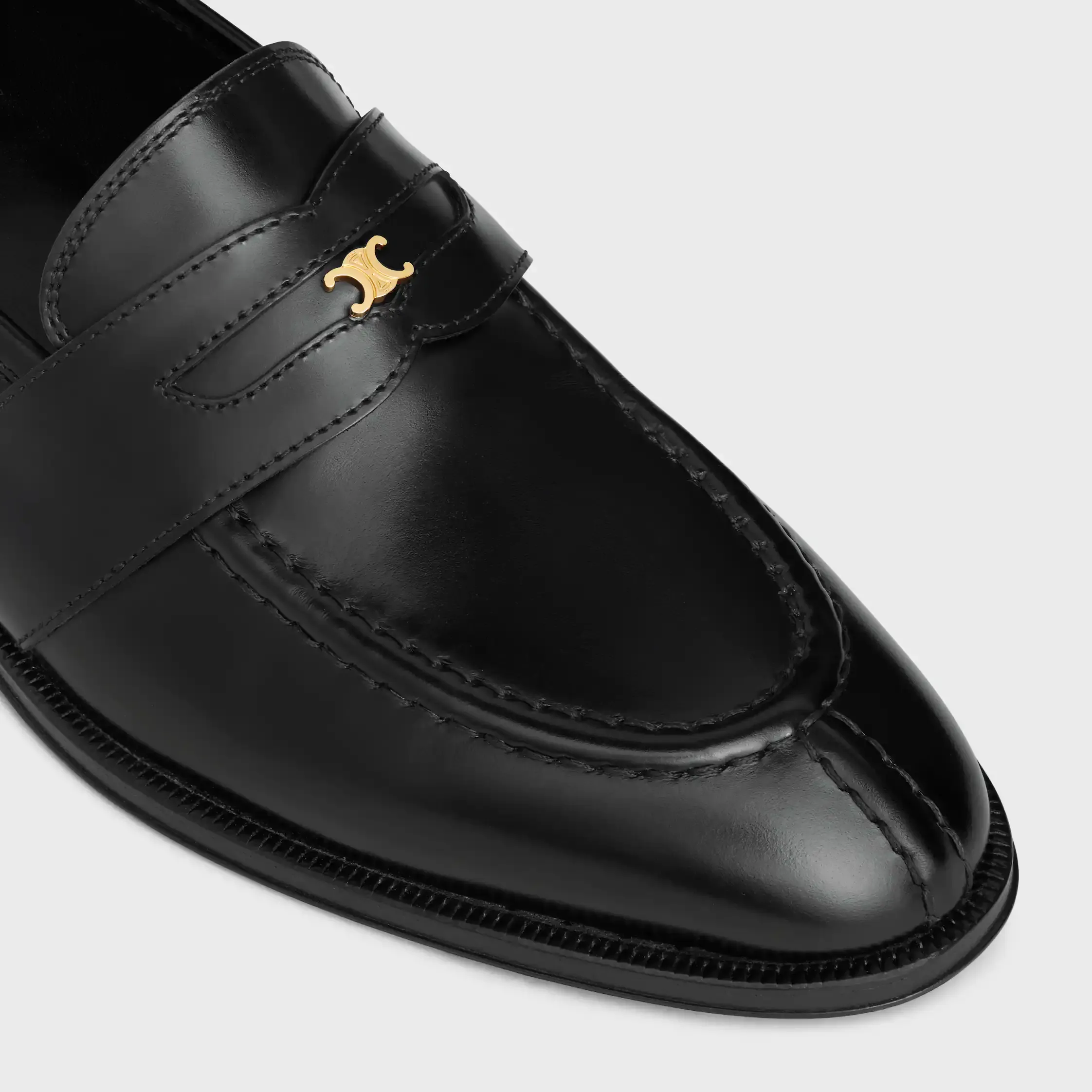 LOAFER MALAQUAIS IN POLISHED BULLSKIN