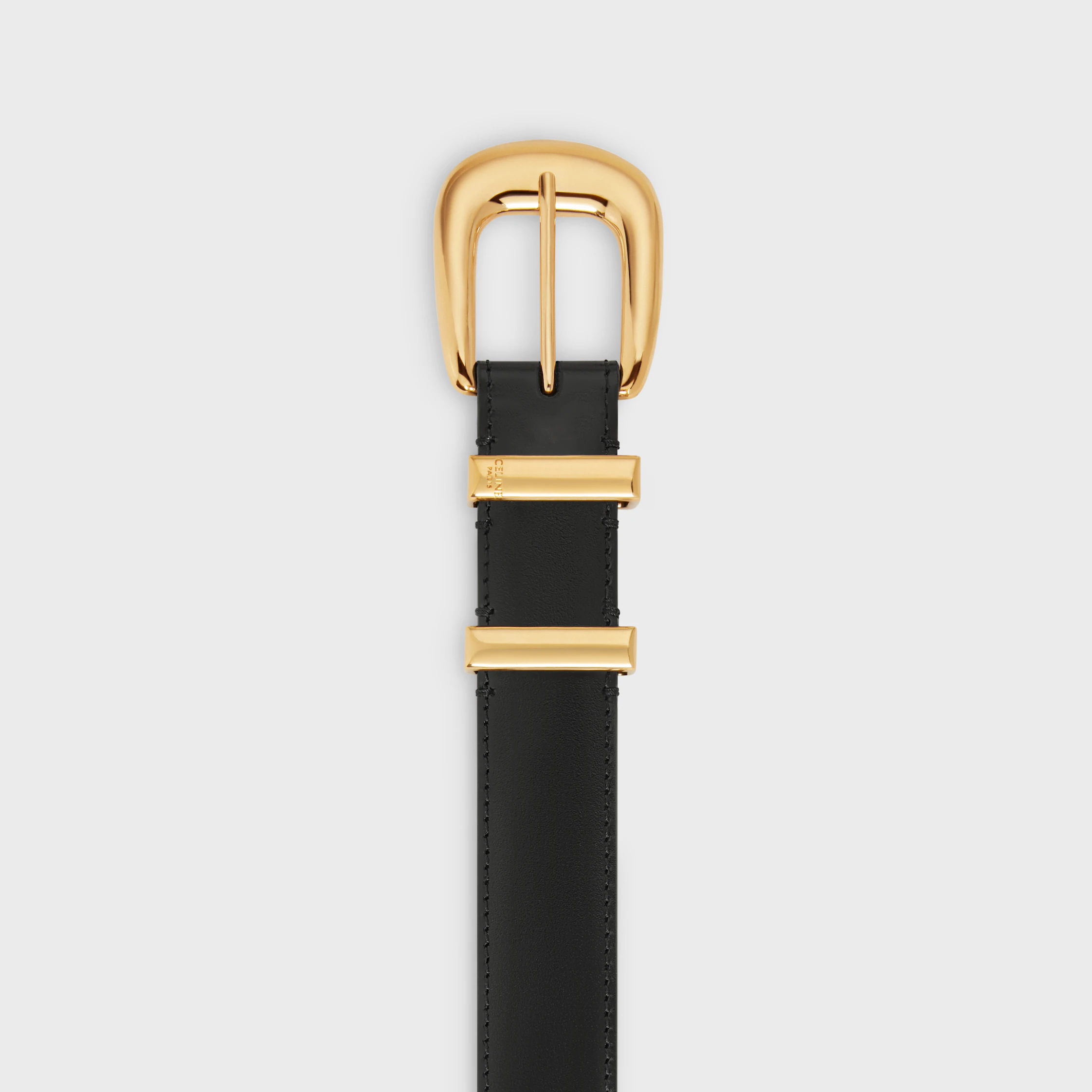 WESTERN BELT 25MM IN Taurillon Leather