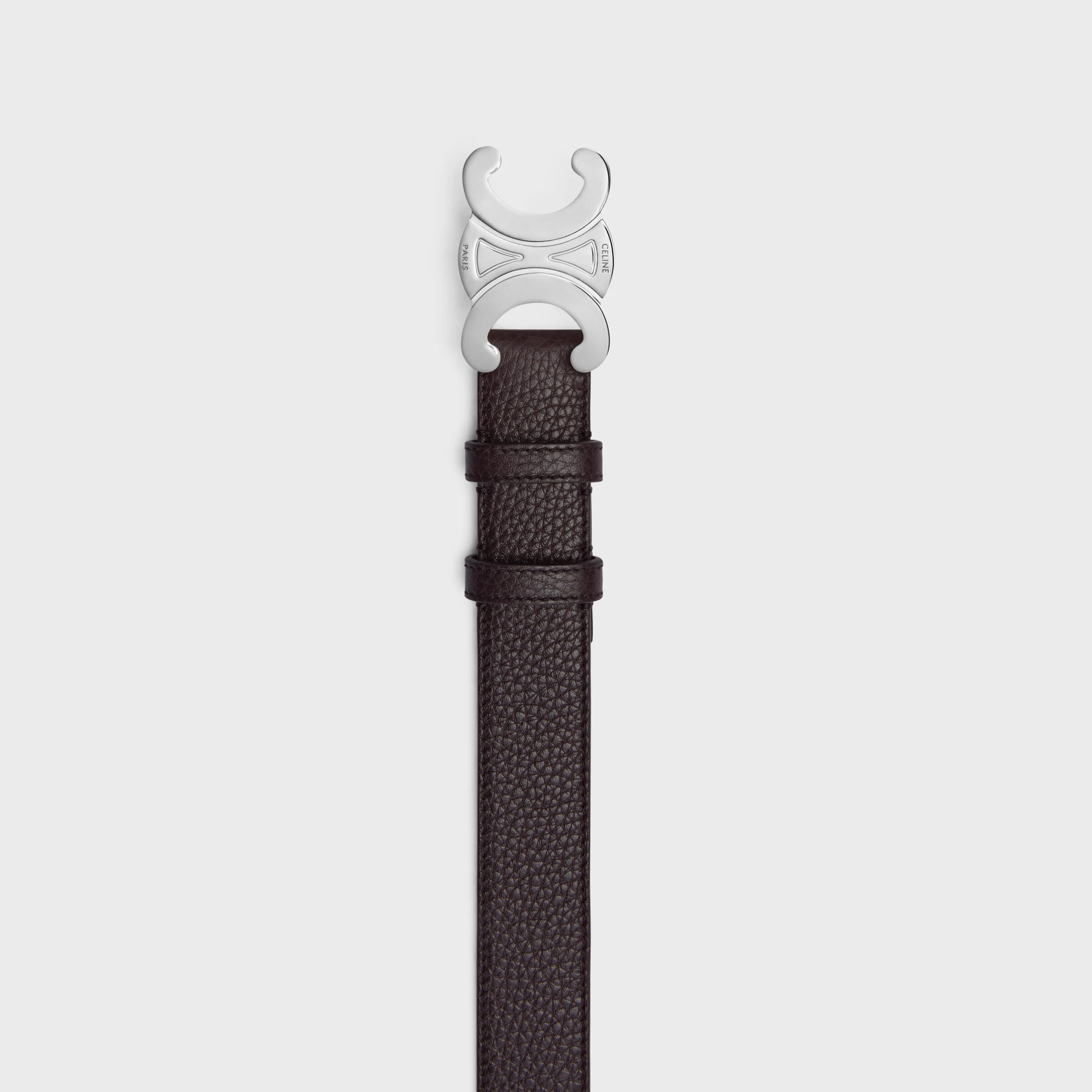 Triomphe Belt 30MM IN Grained Calfskin