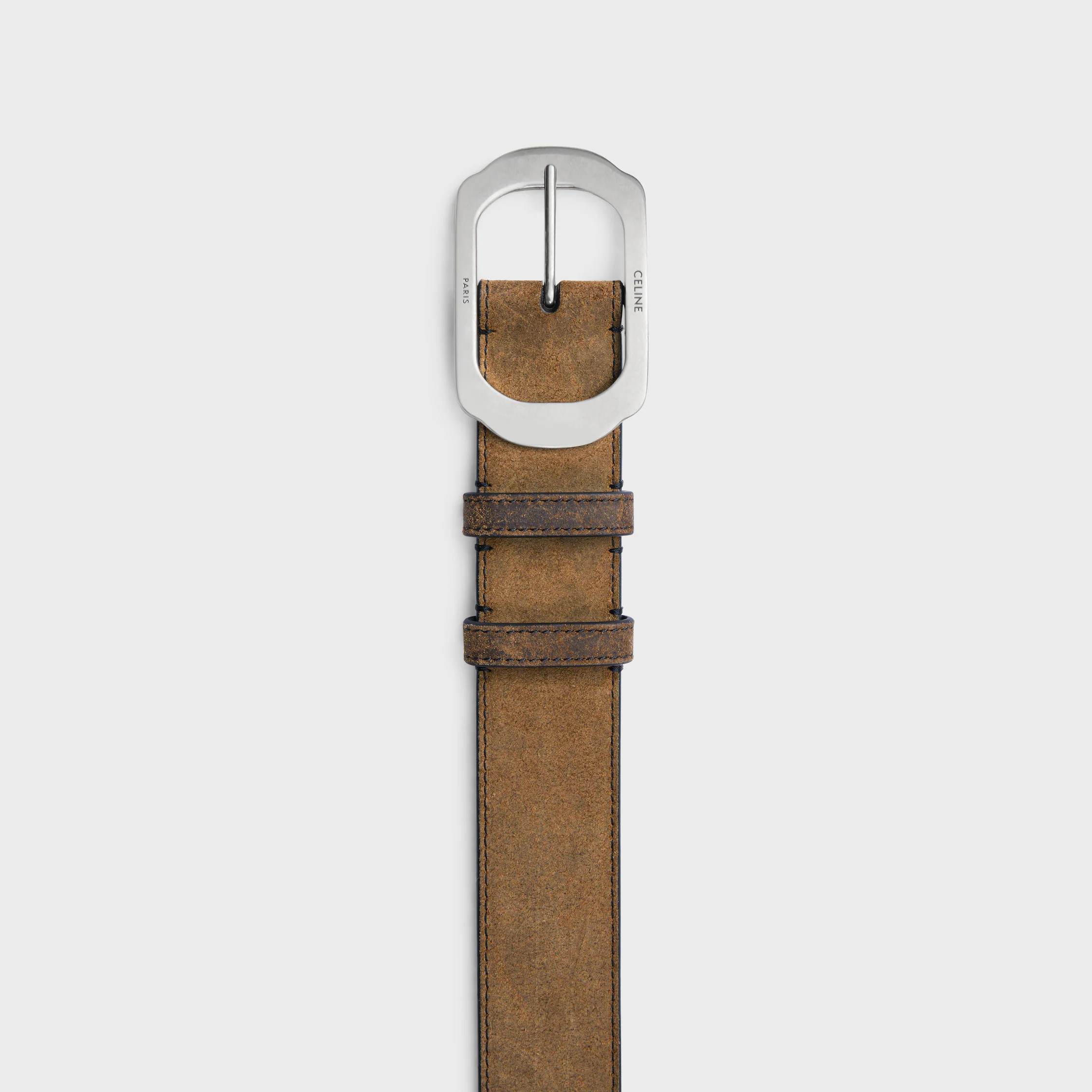 BC-21 35MM BELT IN Suede Calfskin with waxed effect
