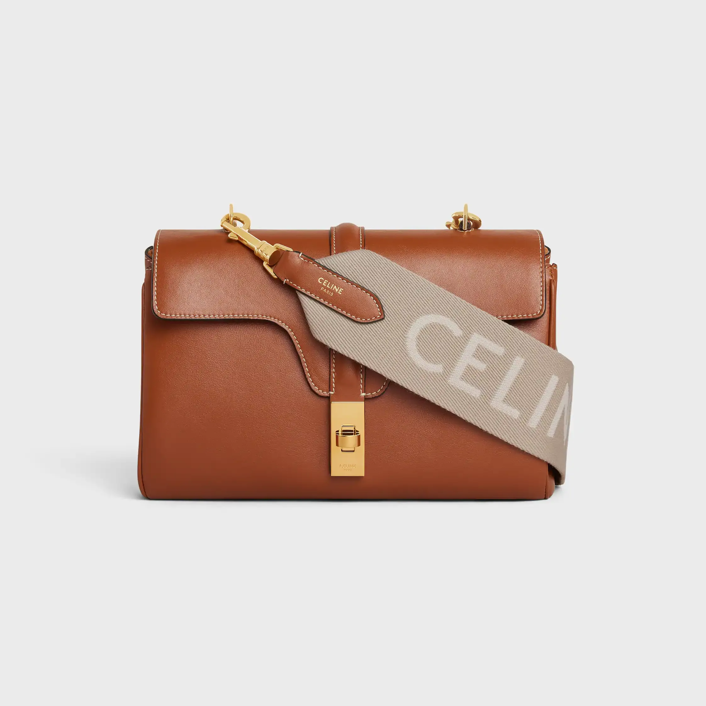 Long Strap in Wool with Celine jacquard