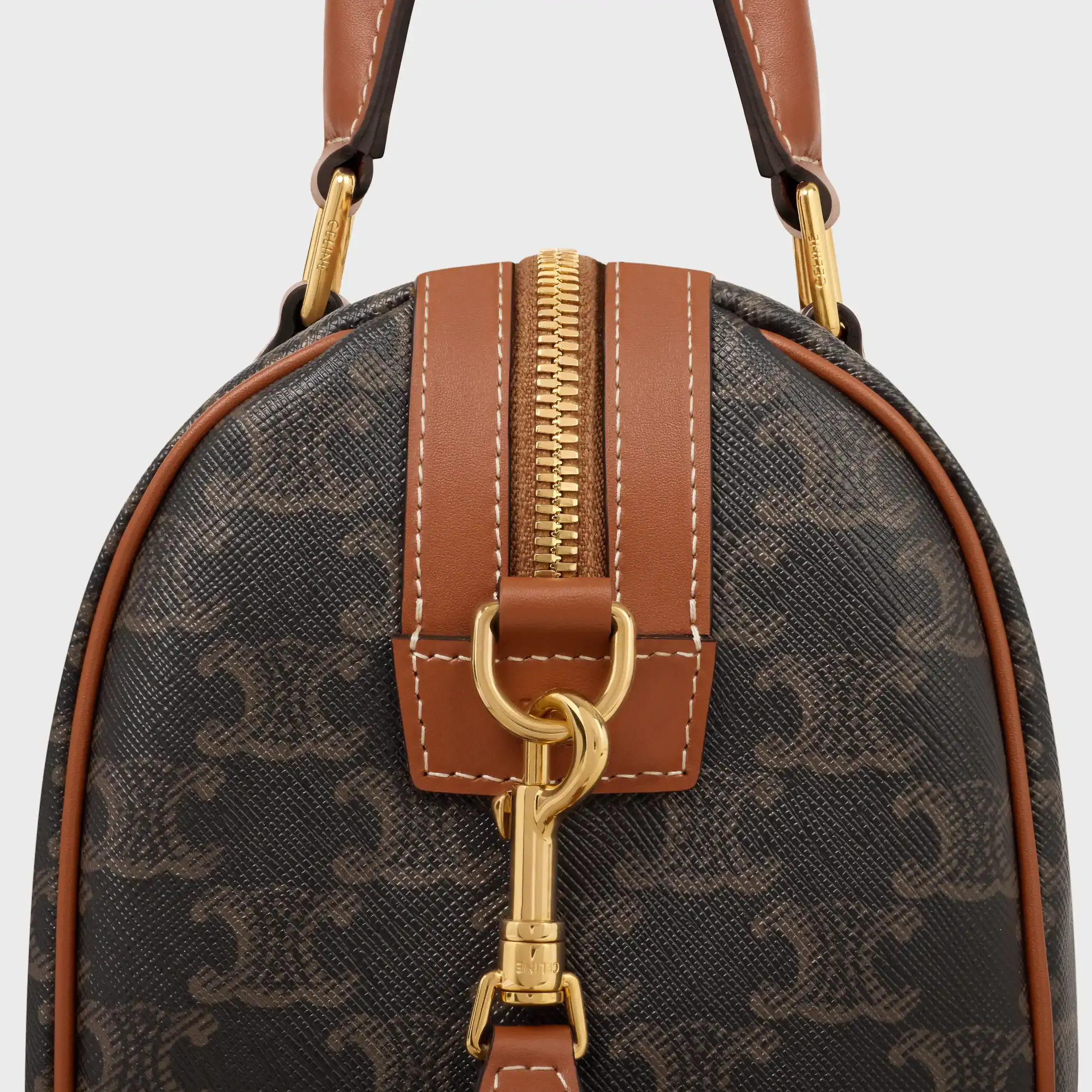 MEDIUM BOSTON IN Triomphe Canvas and calfskin