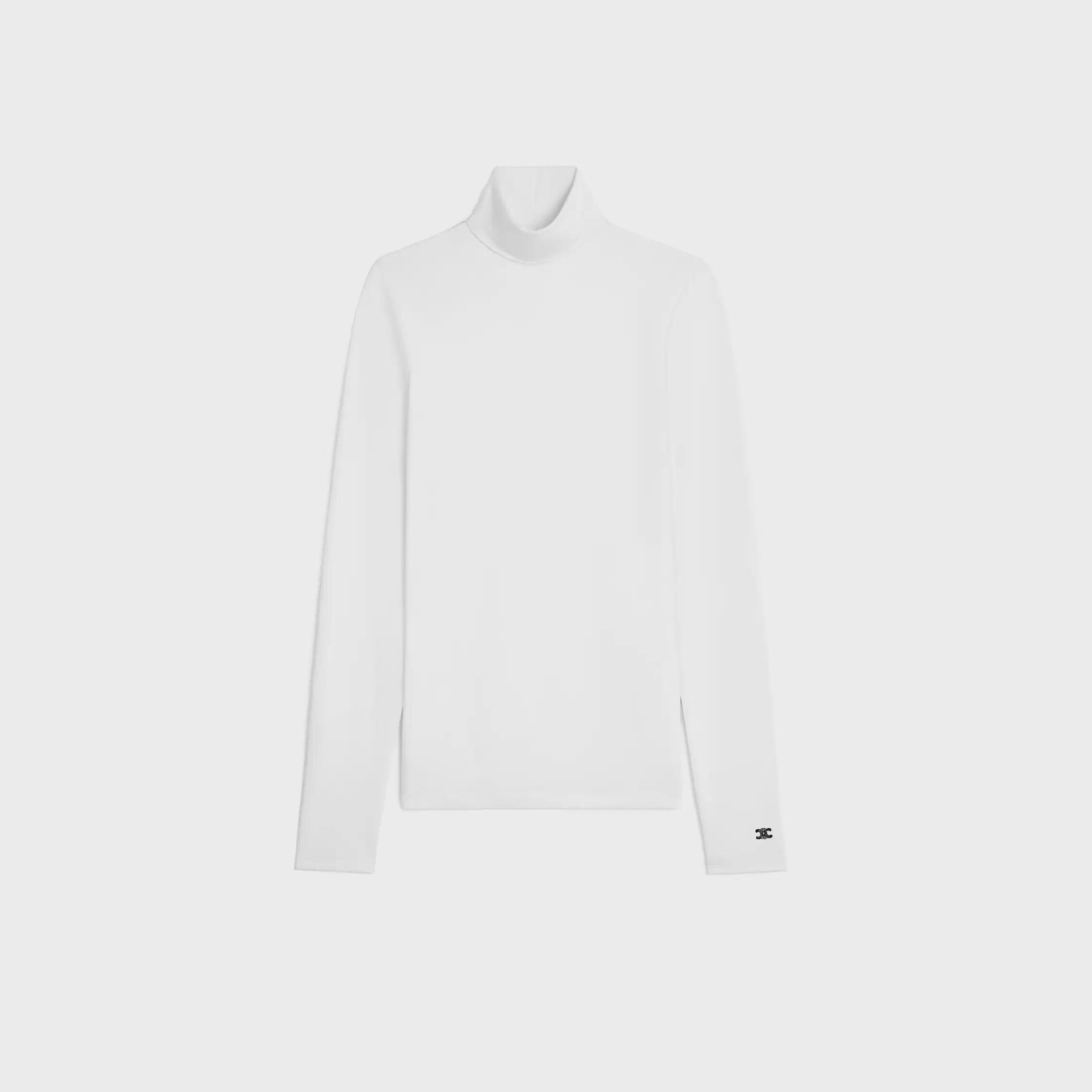 high neck top IN athletic cotton jersey