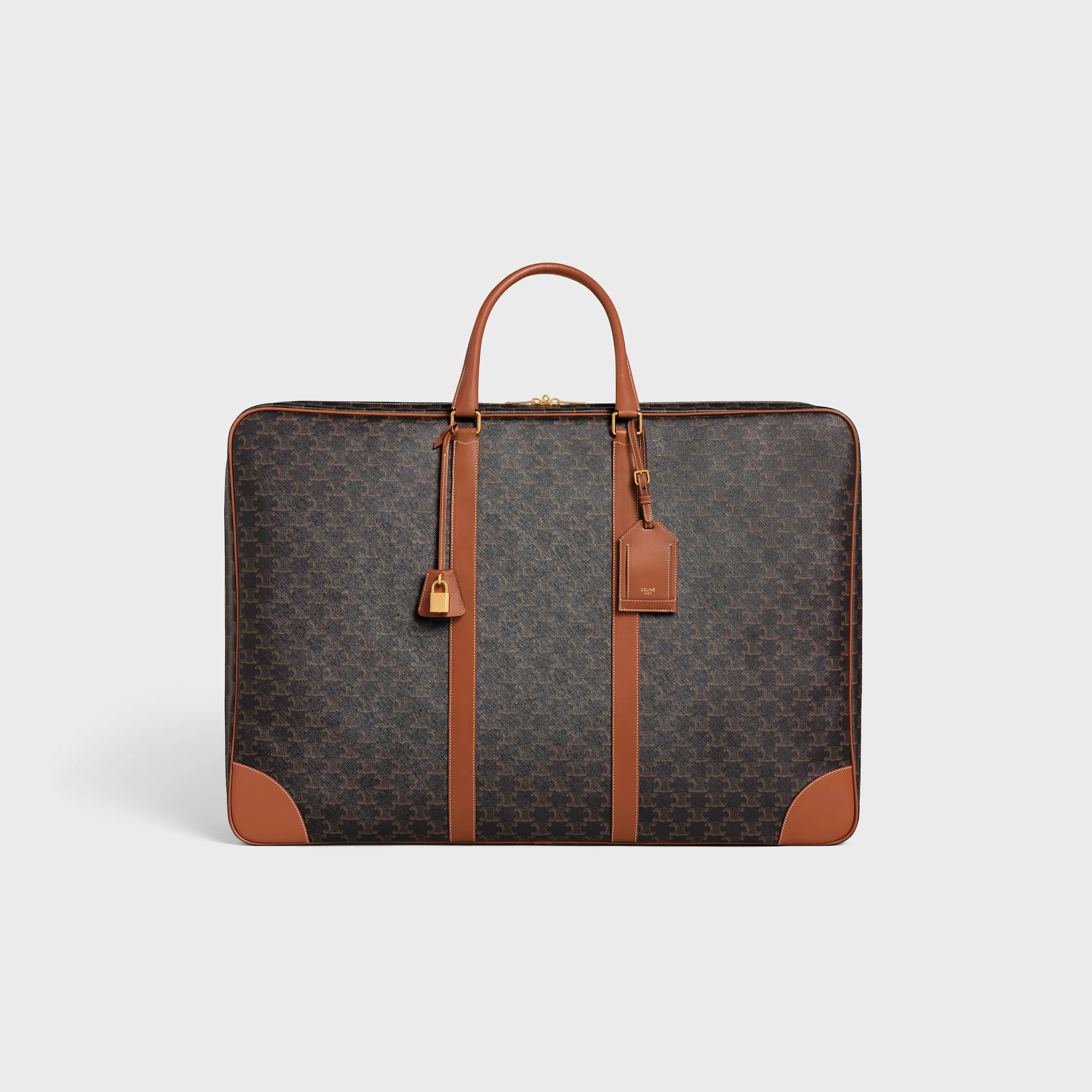Soft Luggage 70 in Triomphe Canvas and Calfskin