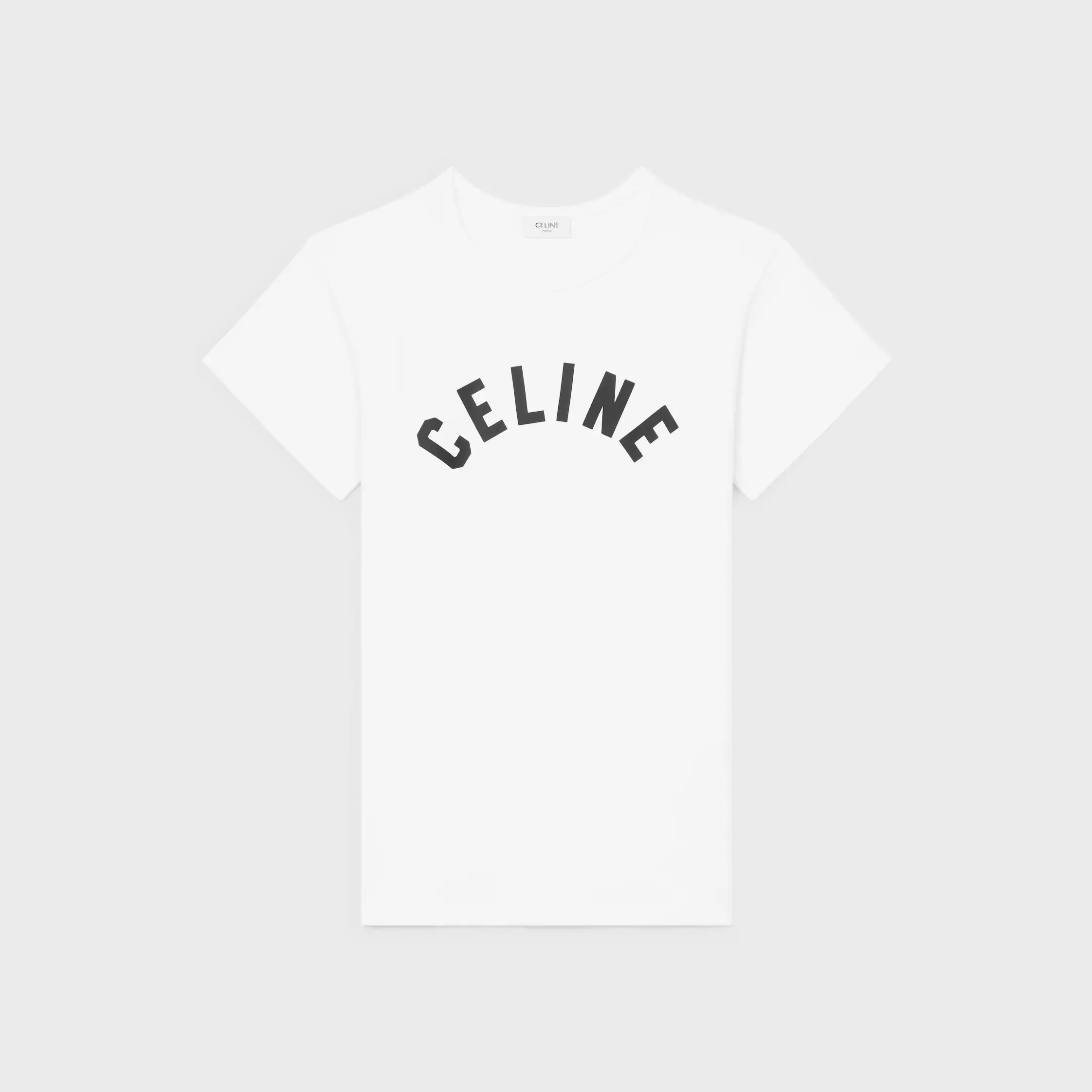 regular t-shirt IN RIBBED COTTON JERSEY
