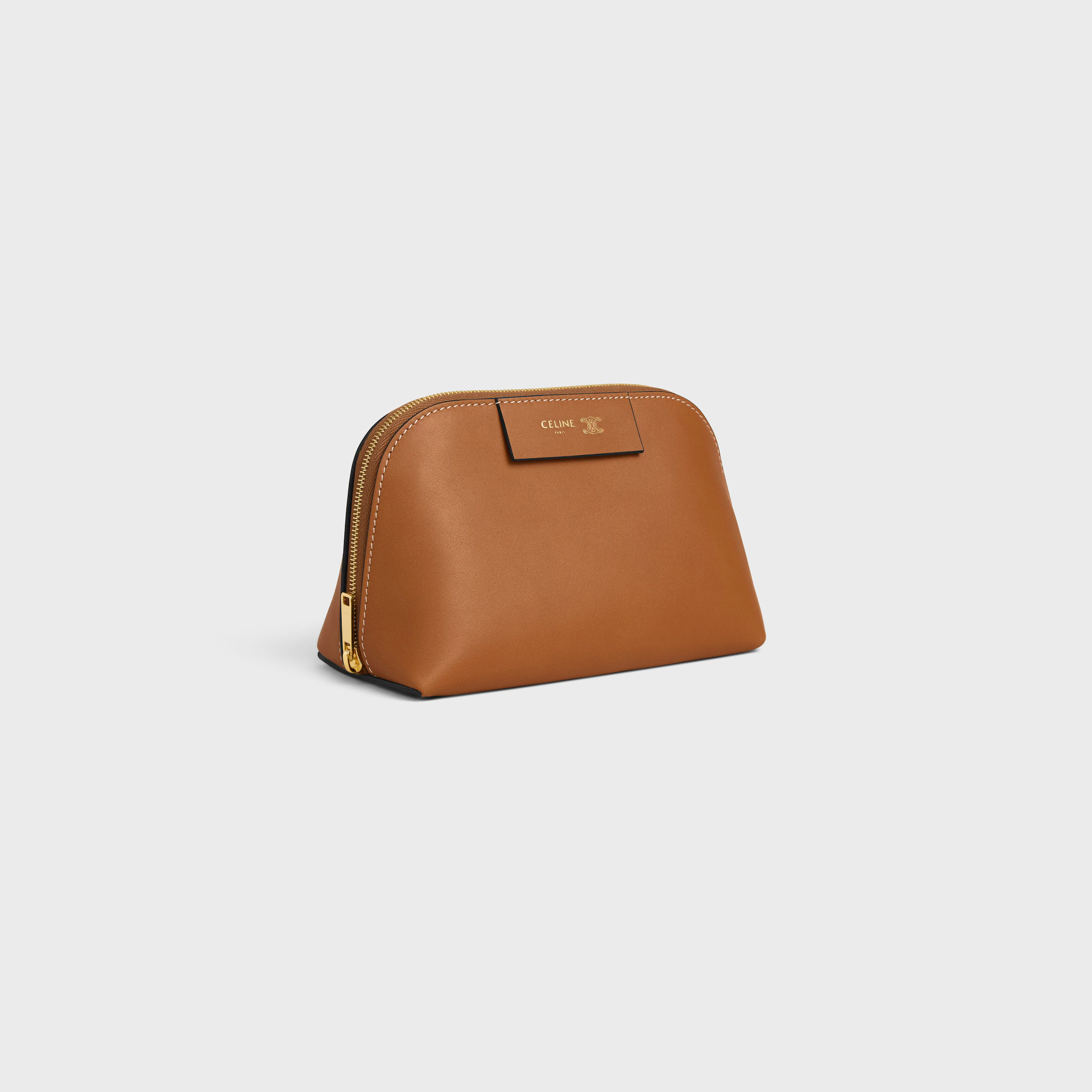 SMALL COSMETIC POUCH IN SMOOTH CALFSKIN