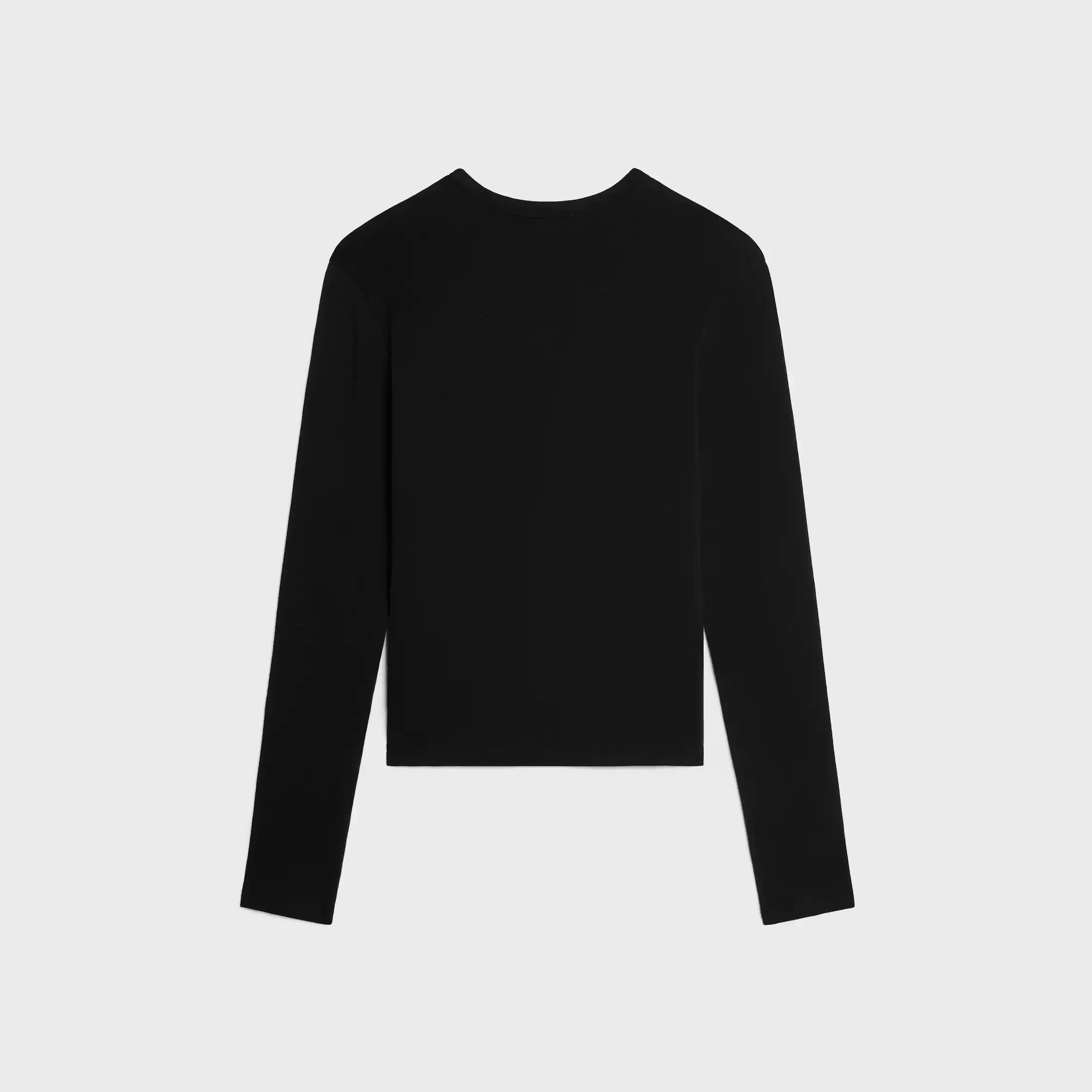 triomphe long-sleeved t-shirt IN RIBBED COTTON JERSEY
