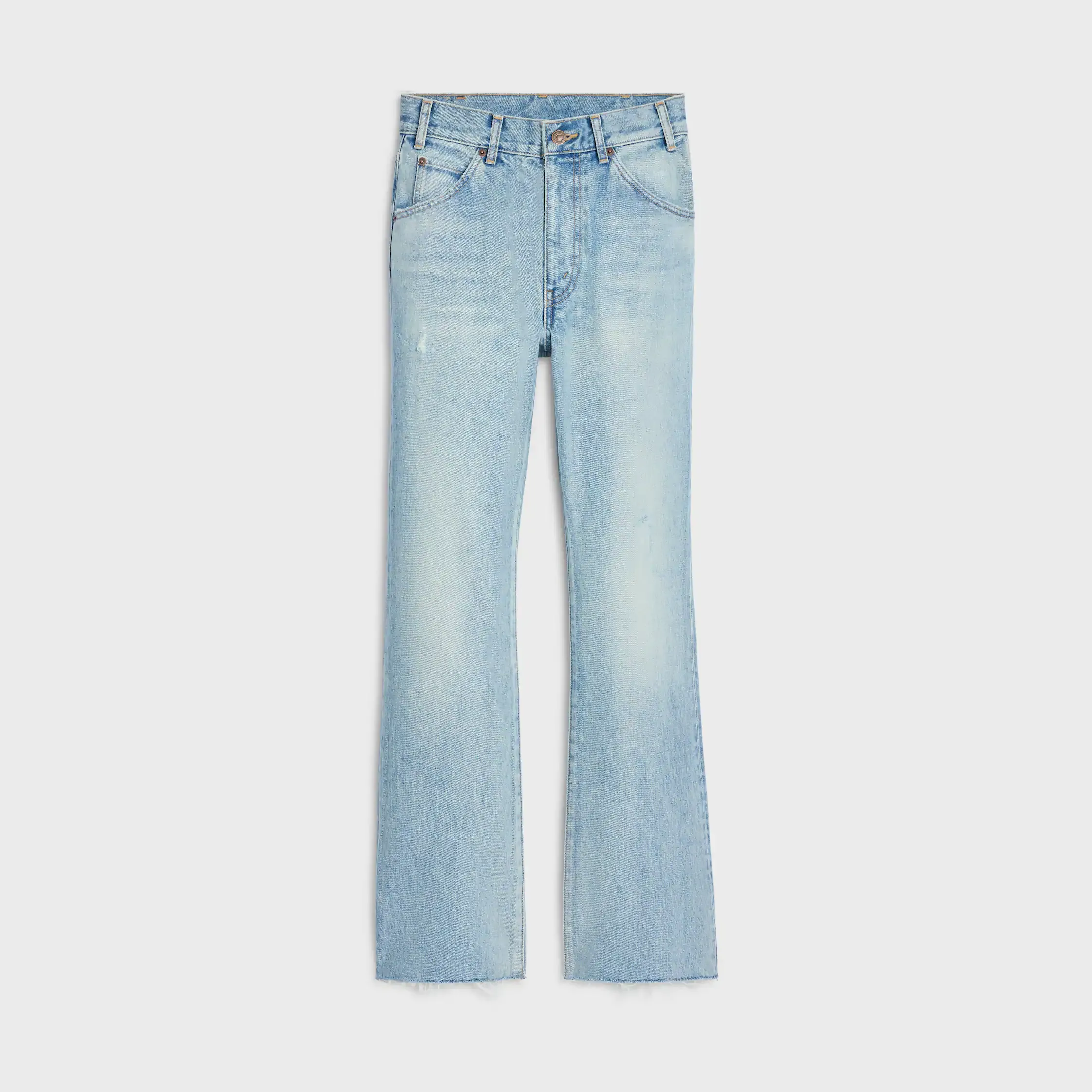 dylan flared jeans in sweet honey wash denim