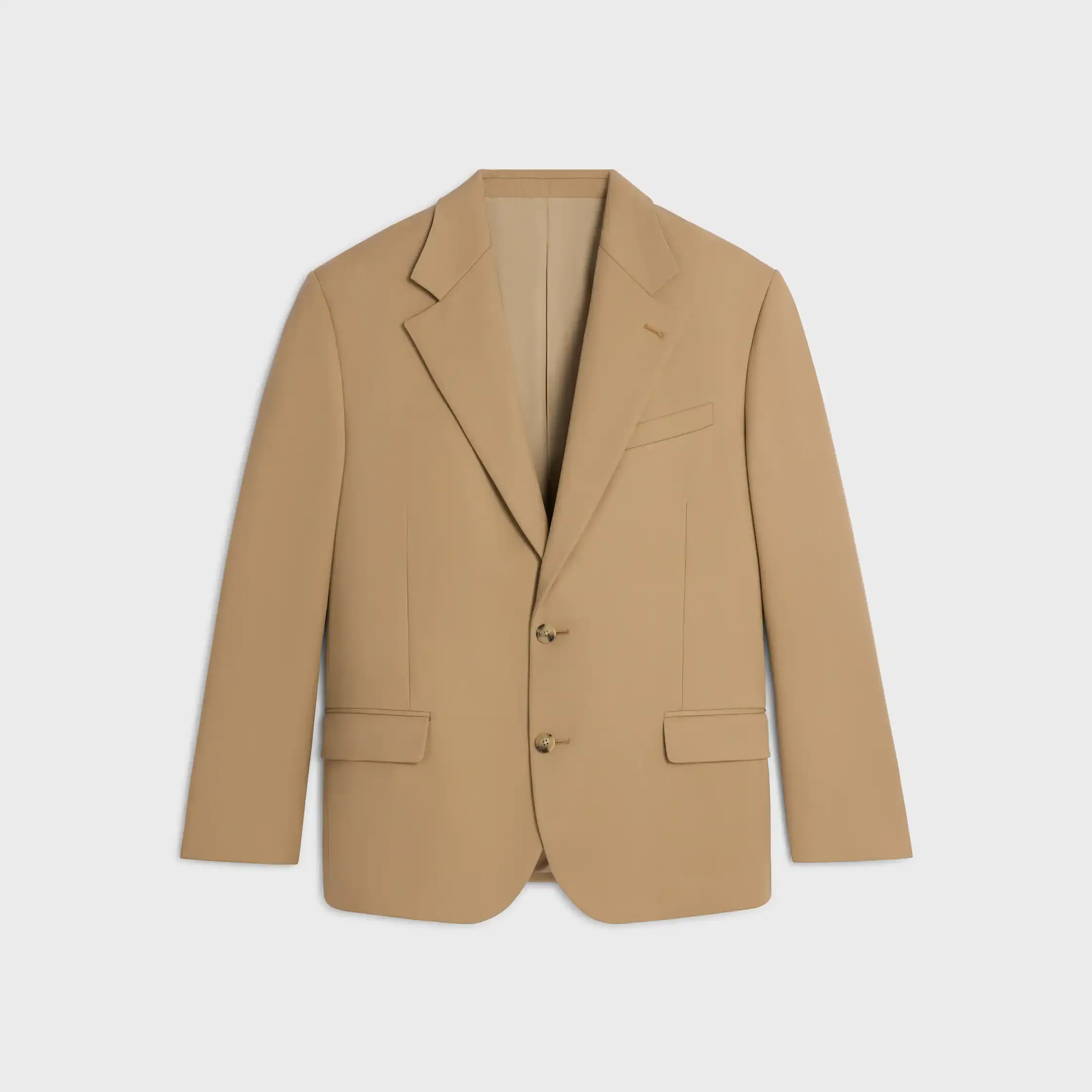 tailored jacket IN stretch wool gabardine