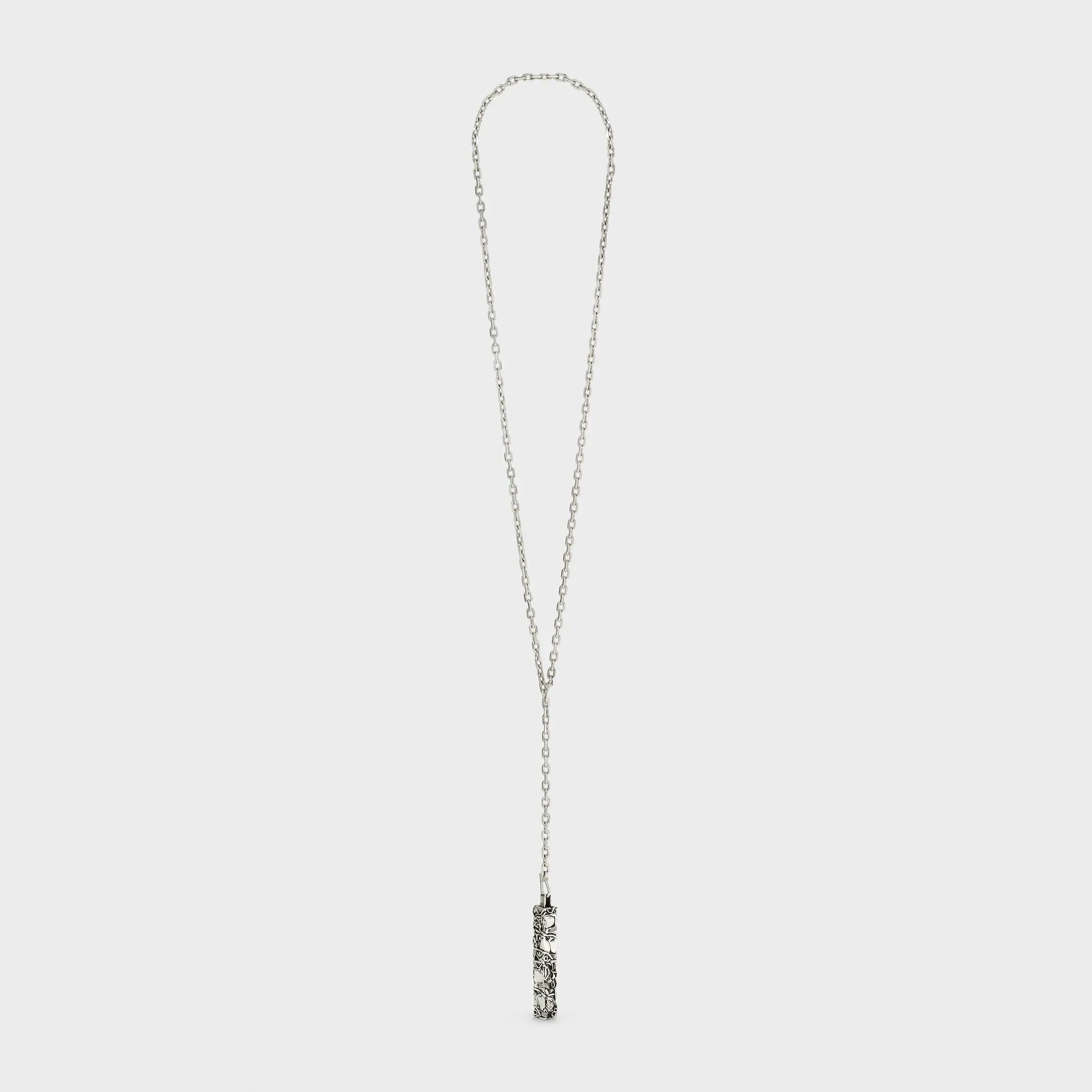Celine César Project Compression Necklace in Sterling Silver