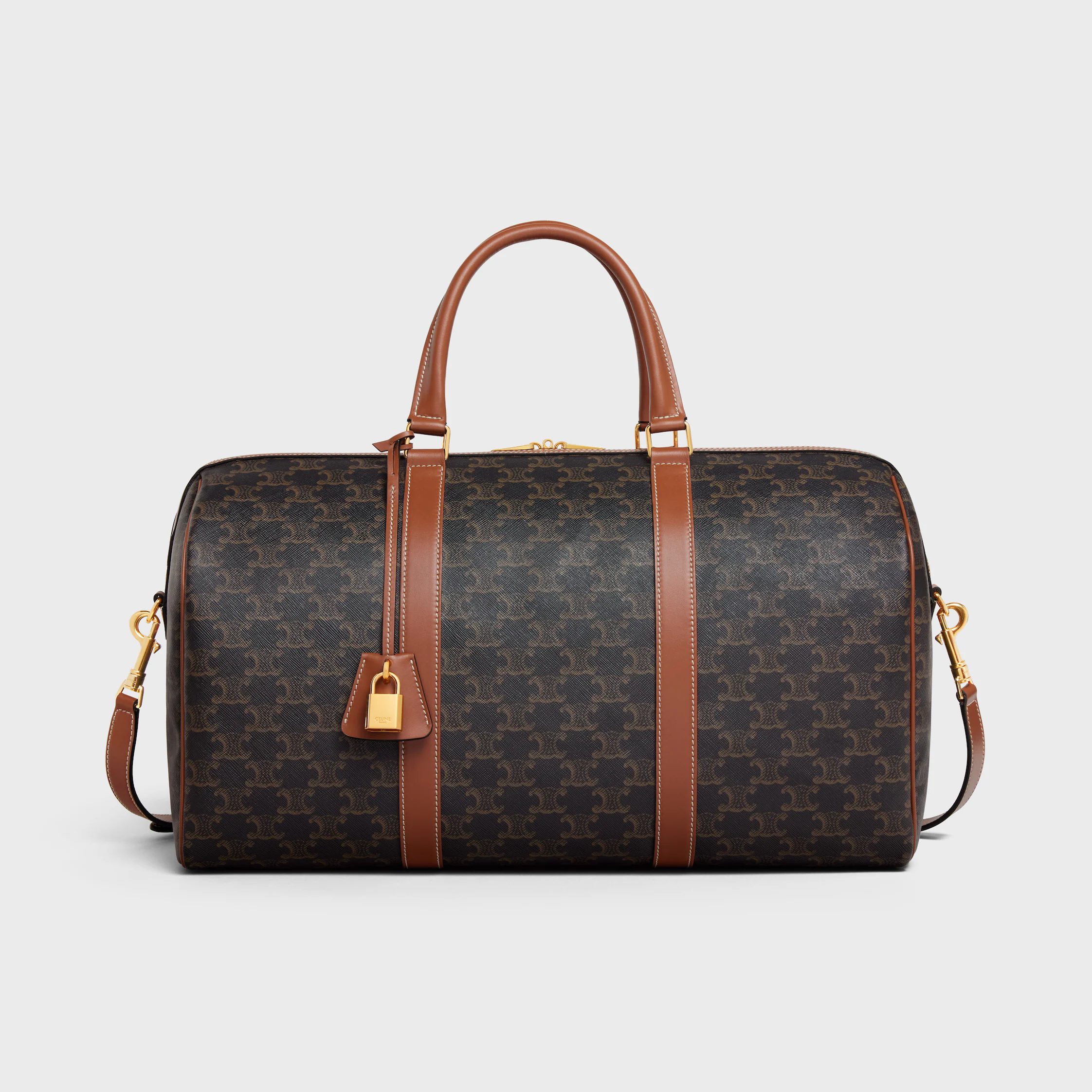 Medium Travel Bag IN Triomphe Canvas and calfskin