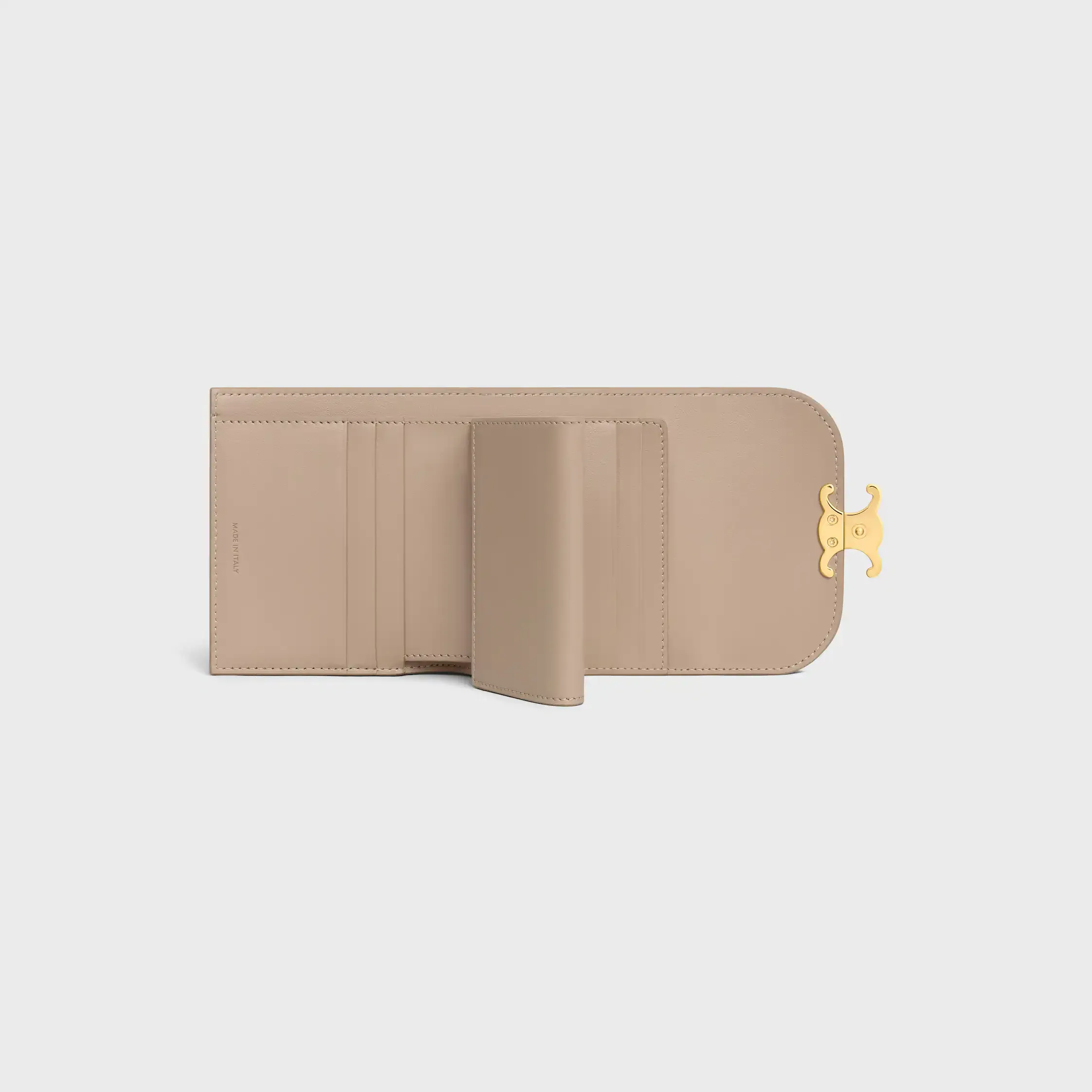 Small Flap Wallet TRIOMPHE IN Shiny calfskin
