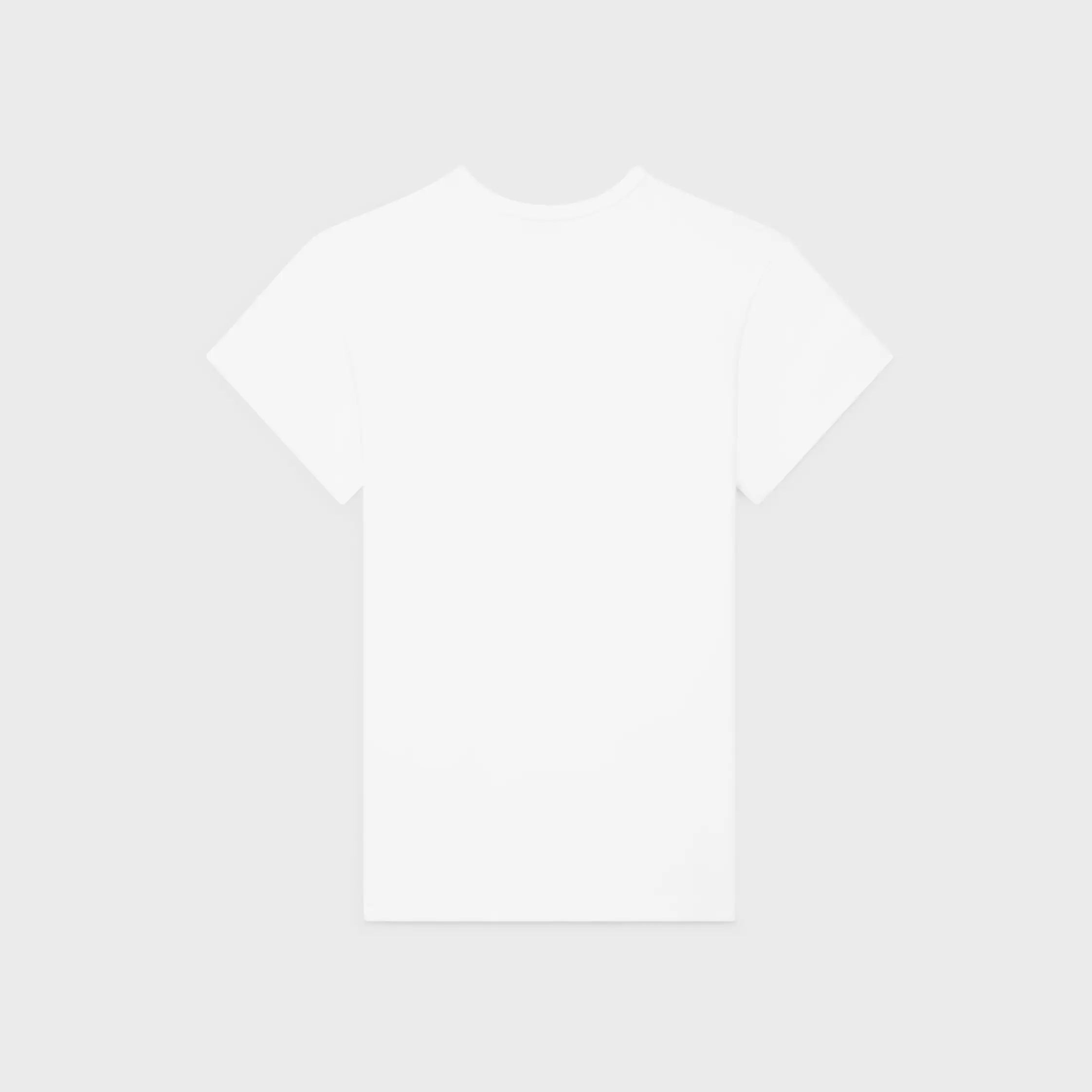 regular t-shirt IN RIBBED COTTON JERSEY