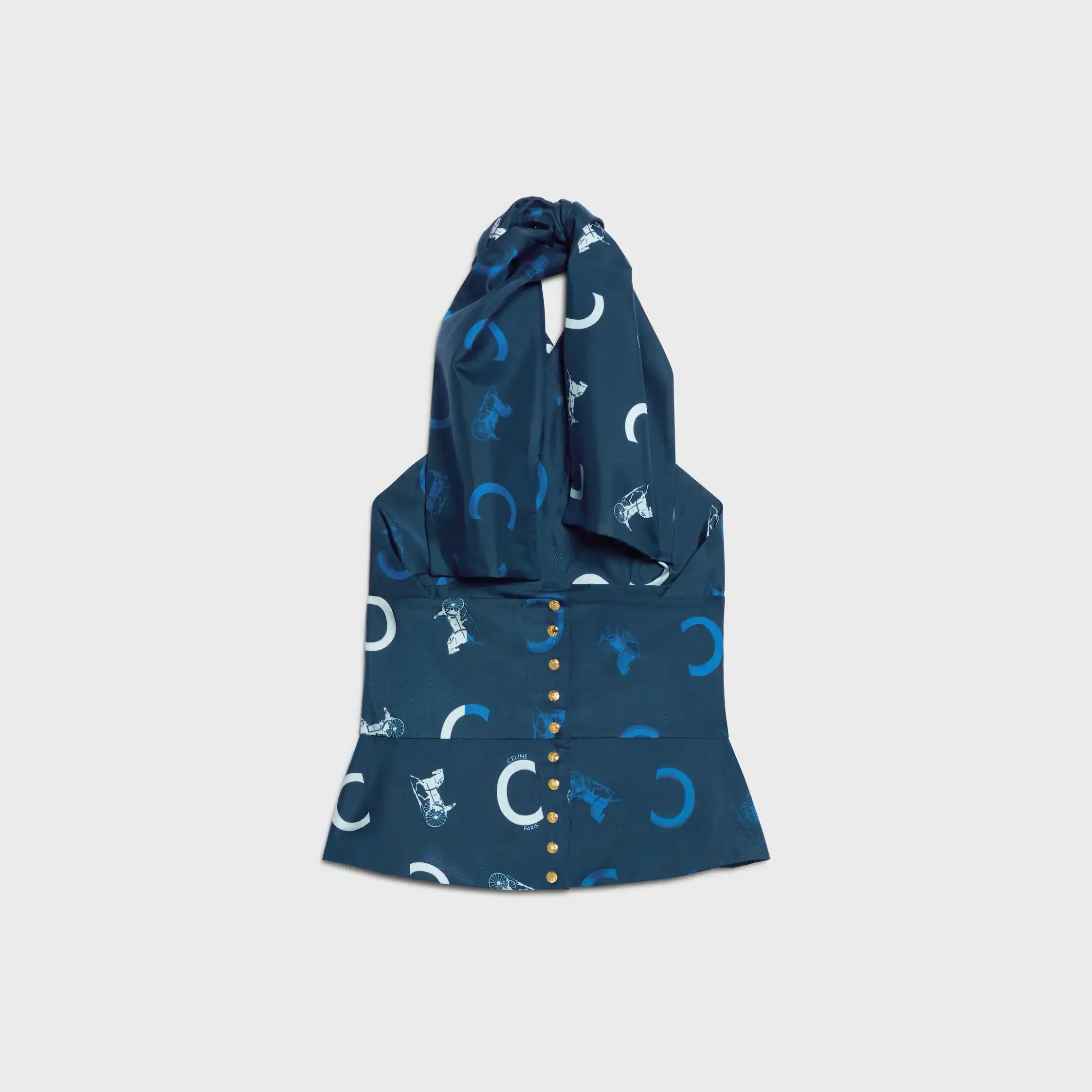 top IN silk twill