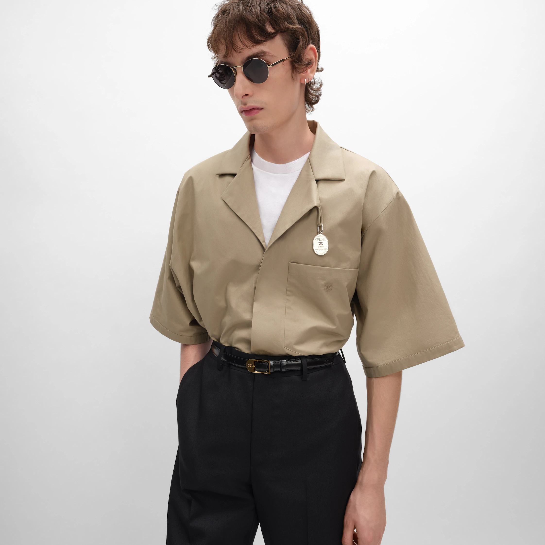 SCOUT SHIRT IN LIGHT COTTON GABARDINE