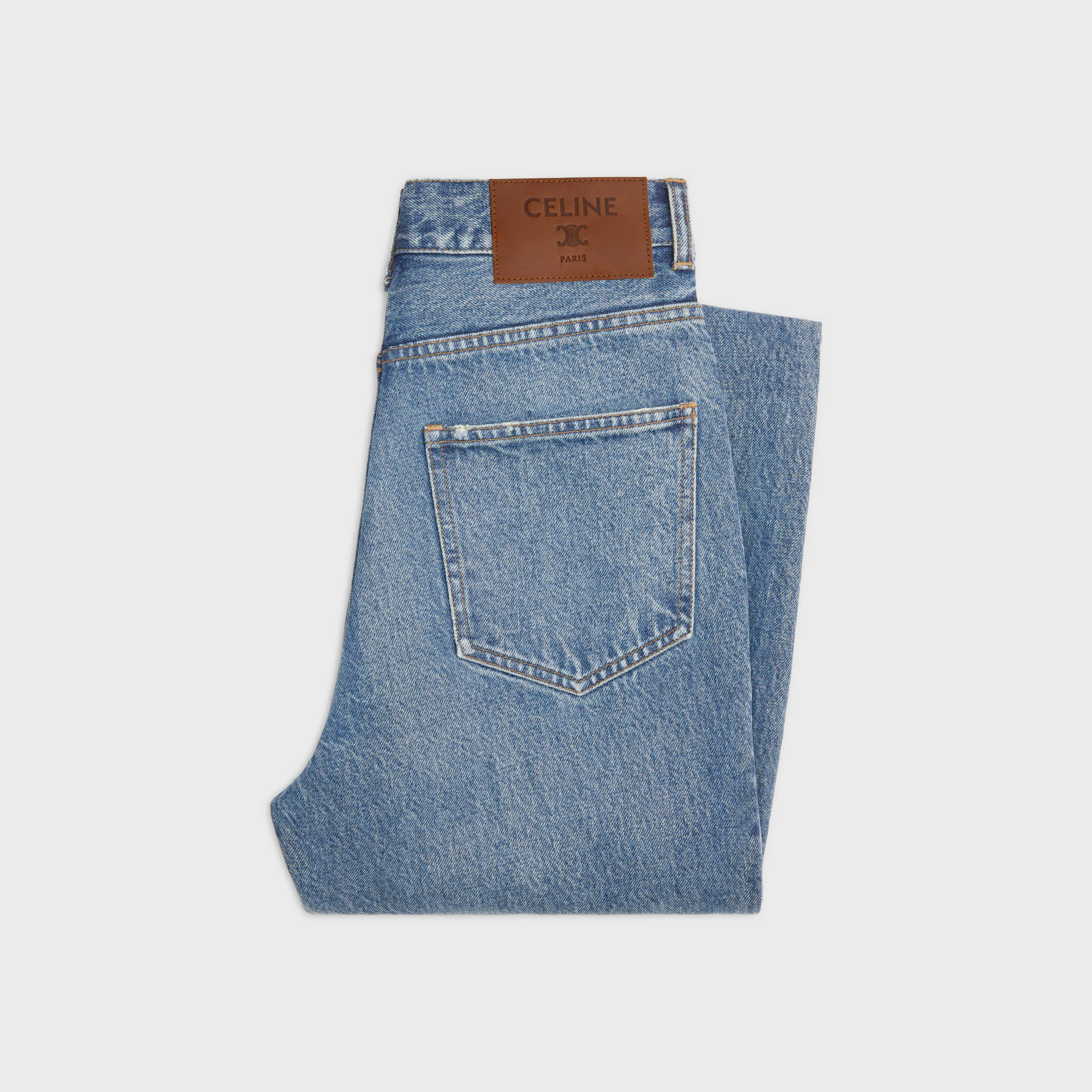 flare jeans 001 in cotton denim