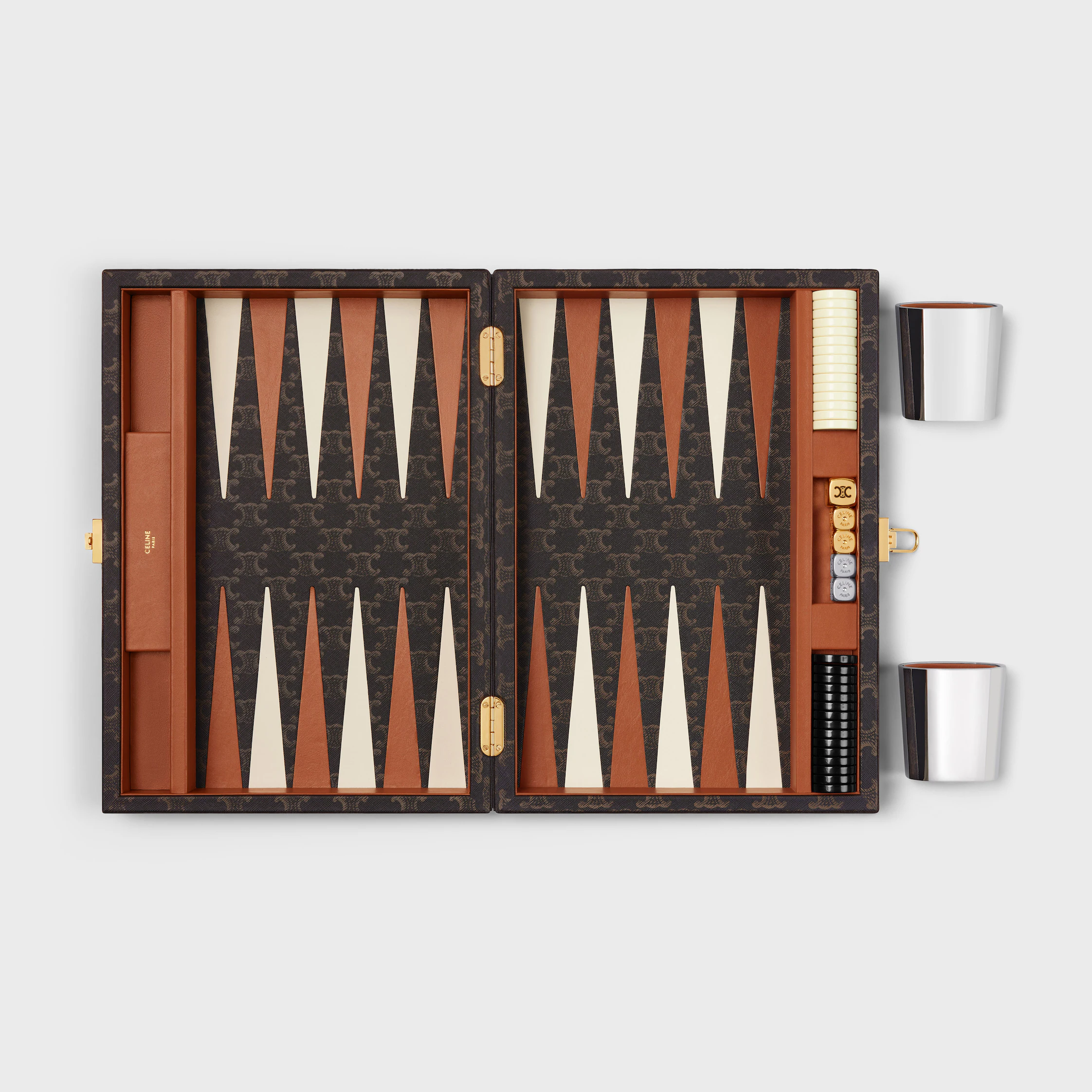 BACKGAMMON IN TRIOMPHE CANVAS