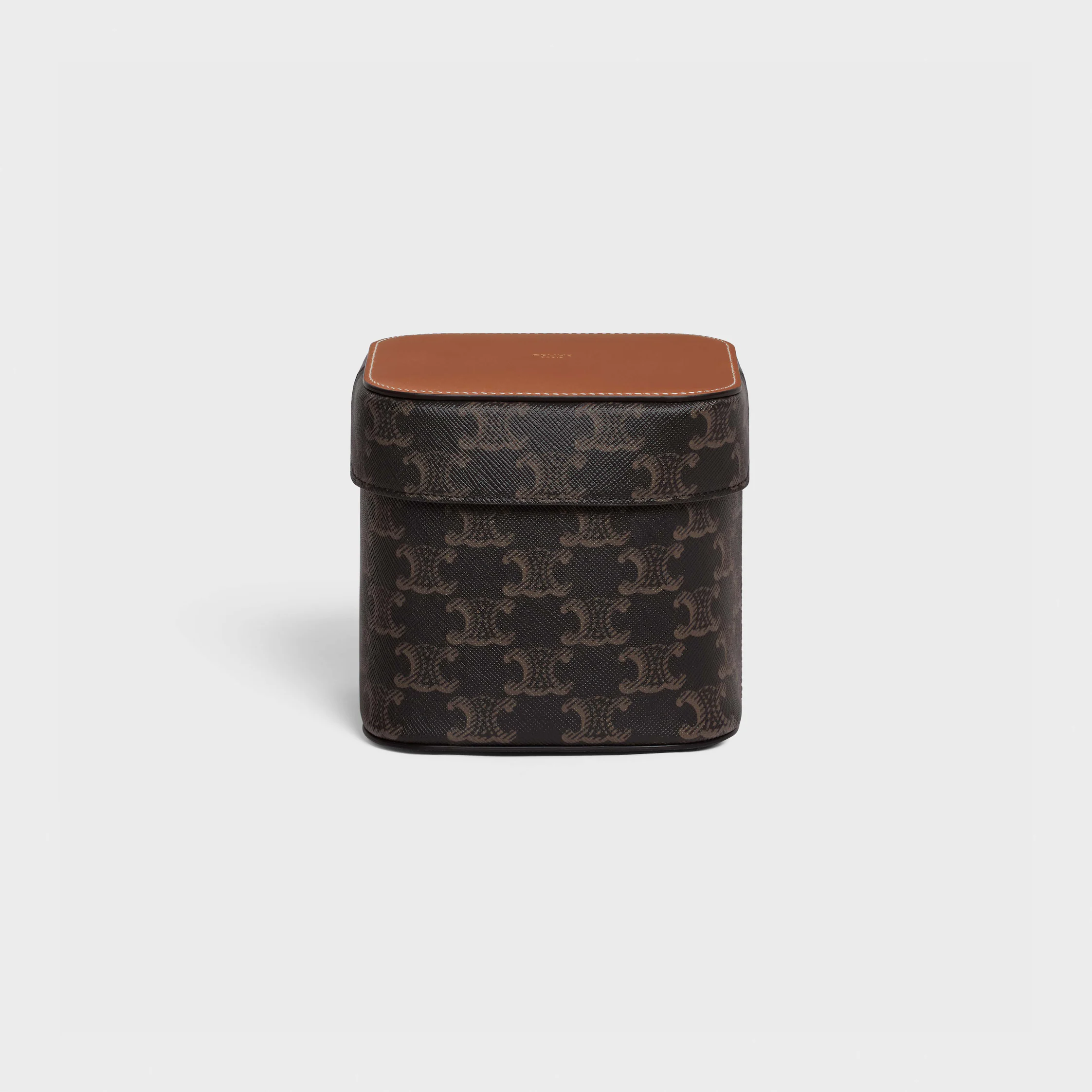Medium Box in Triomphe Canvas and Calfskin