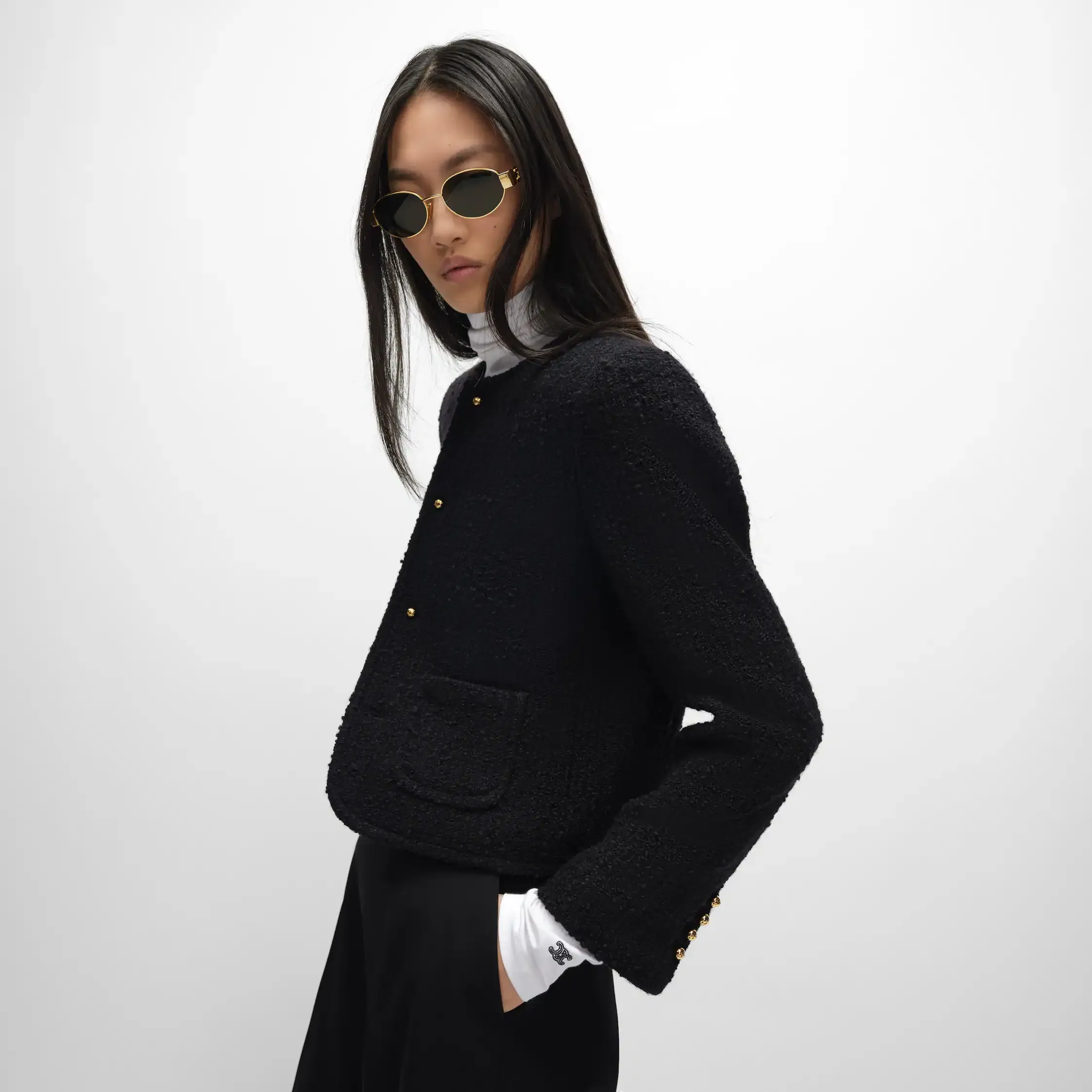 icone jacket IN wool natté