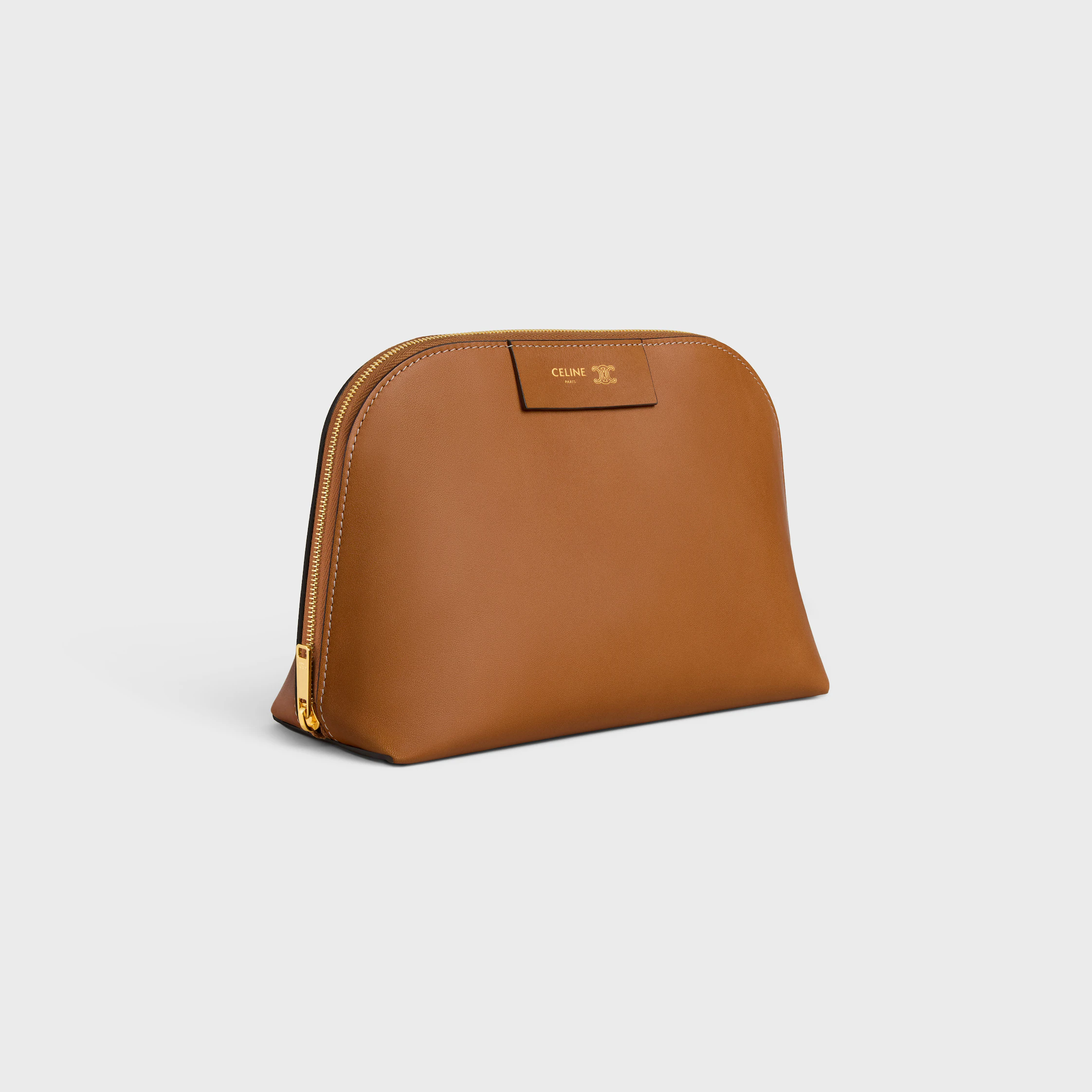 MEDIUM COSMETIC POUCH IN SMOOTH CALFSKIN