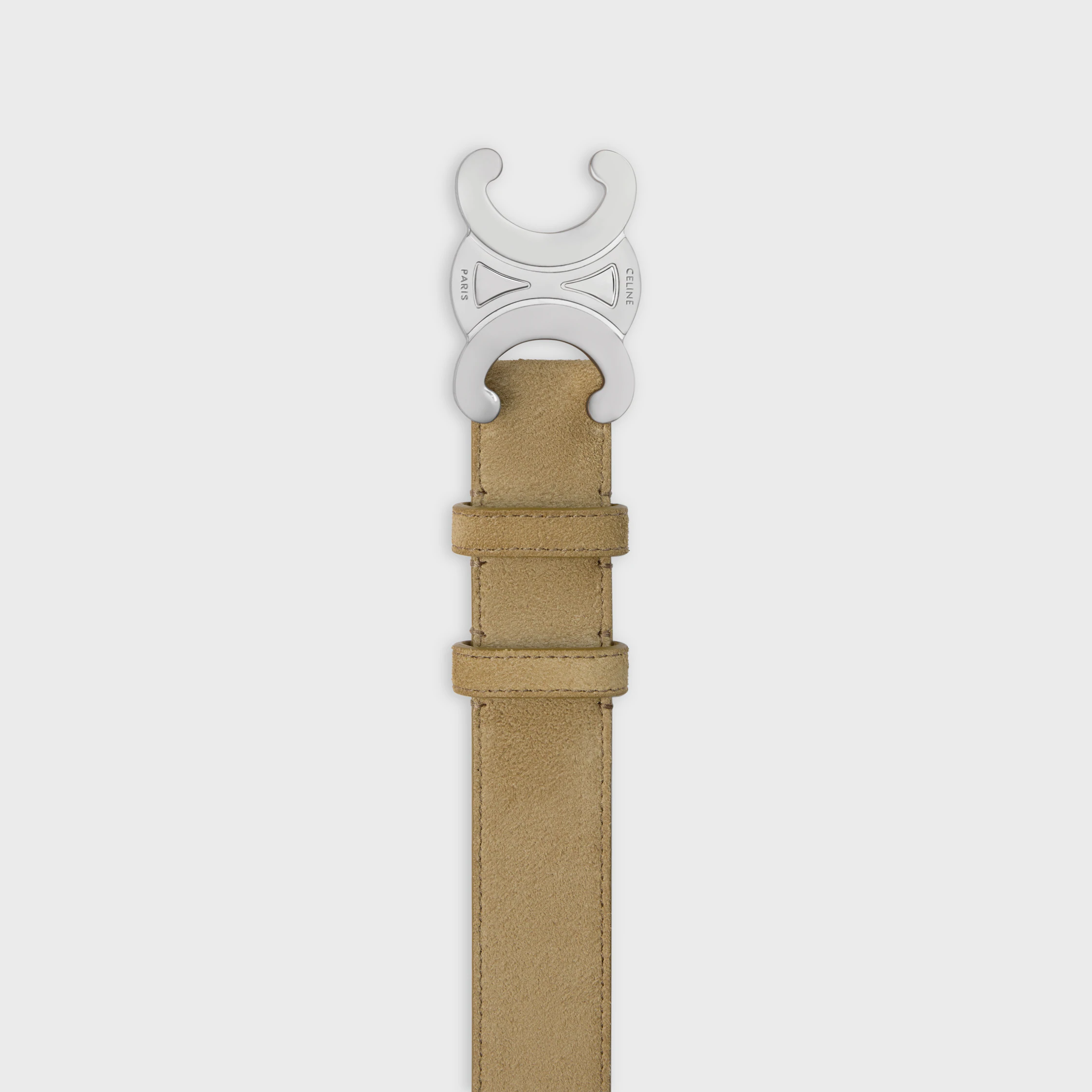 Triomphe Belt 30MM IN Suede Calfskin