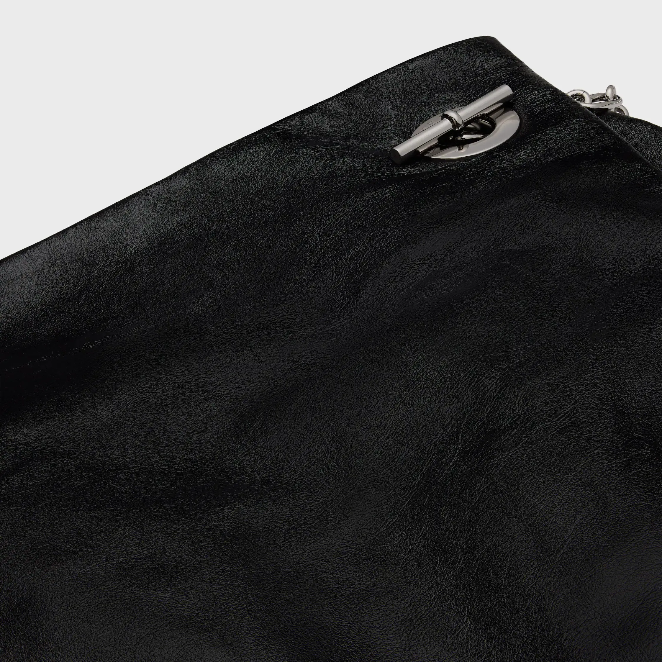 midi skirt IN calfskin