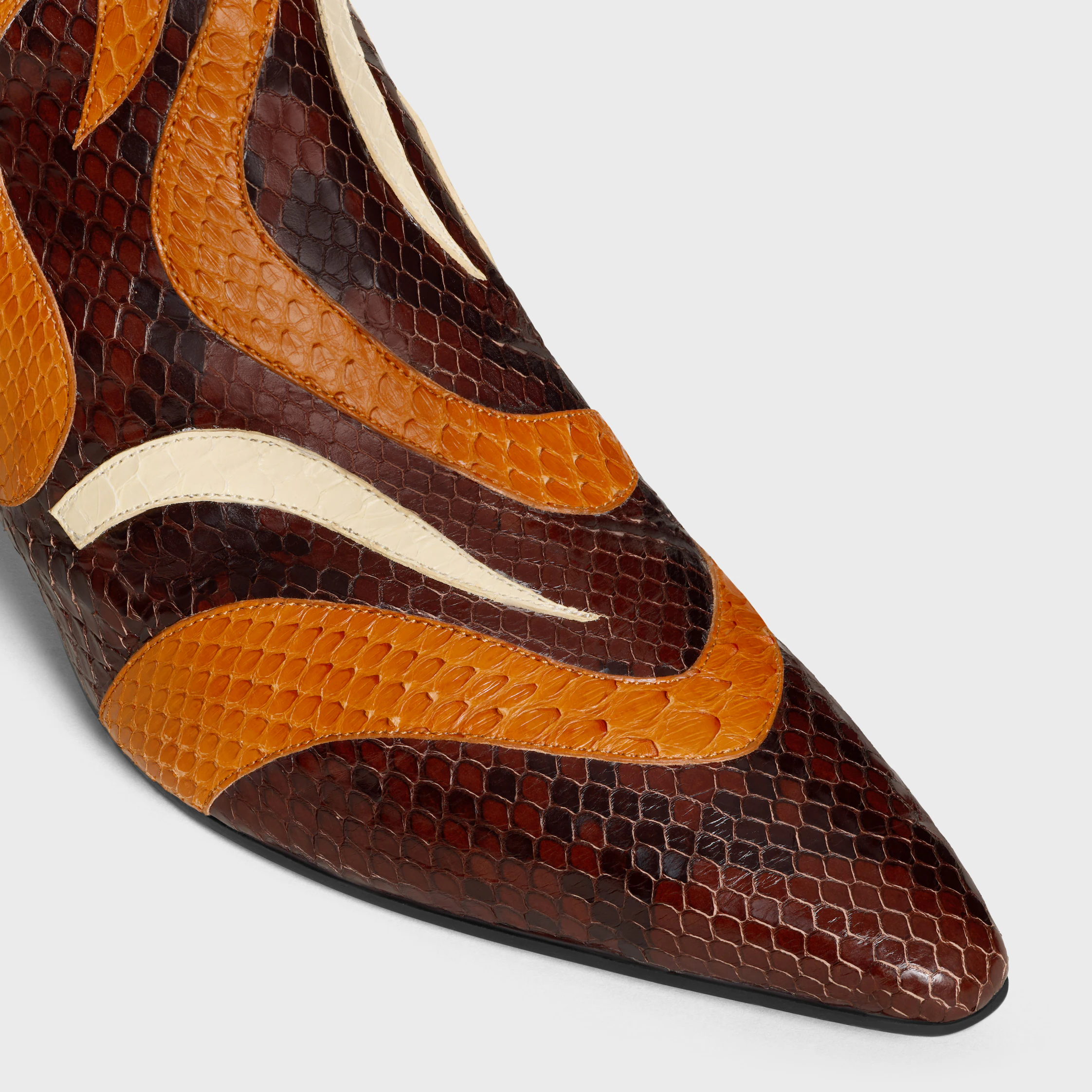 STAGE - HIGH BOOT IN PYTHON PATCHWORK