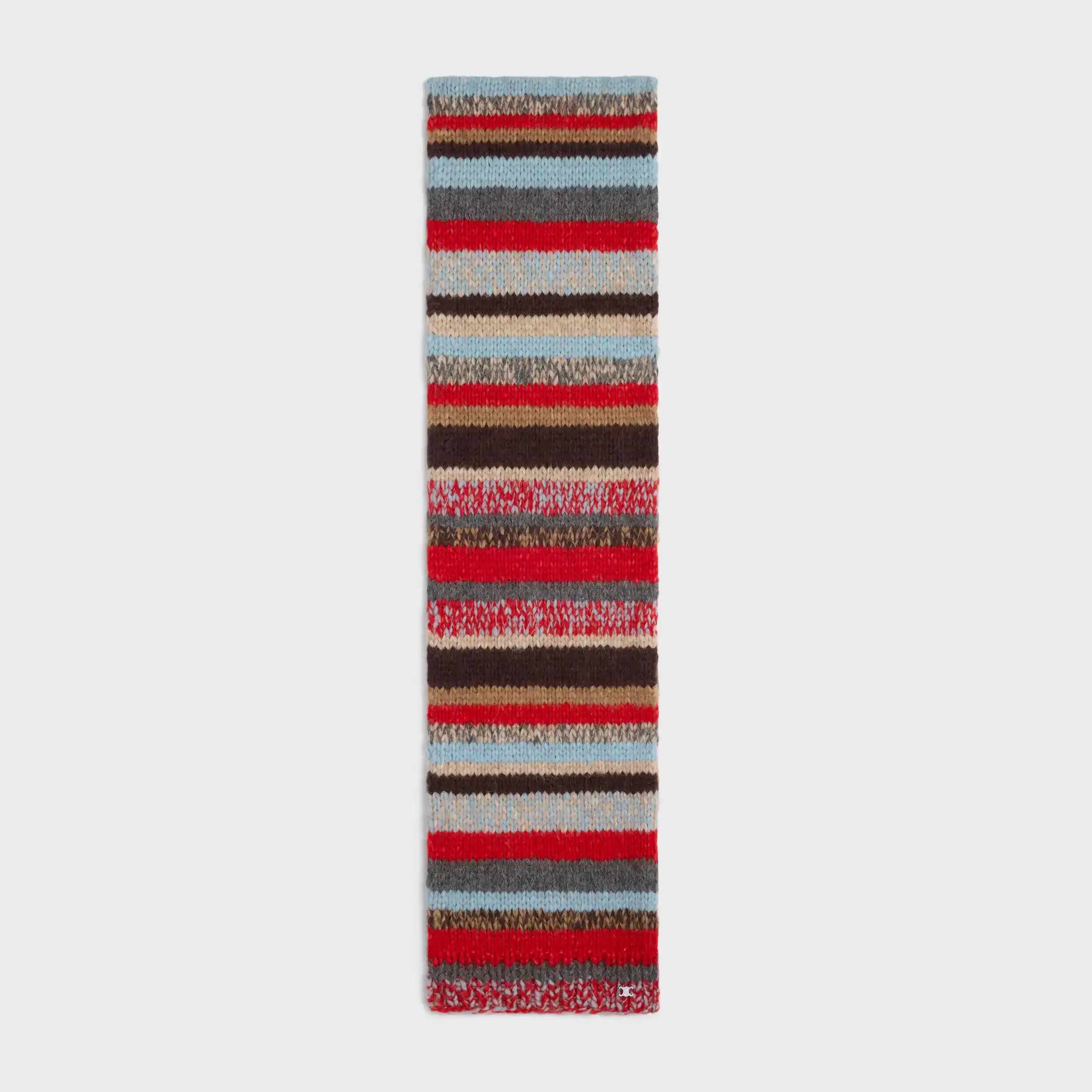 scarf IN MOULINE ALPACA AND WOOL