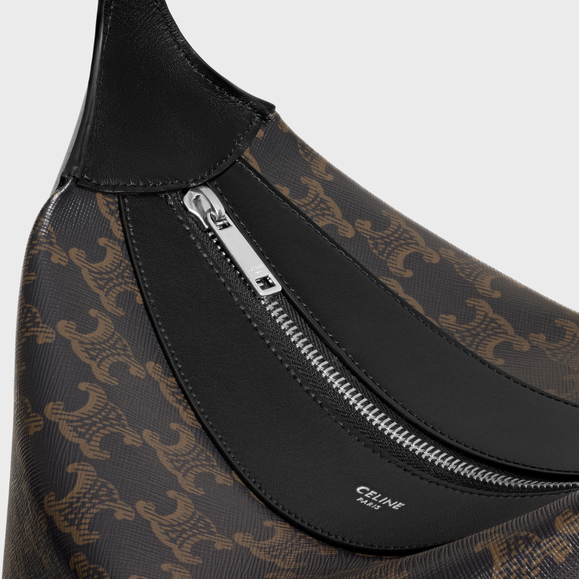 CROSSBODY BAG HARRY IN TRIOMPHE CANVAS AND CALFSKIN
