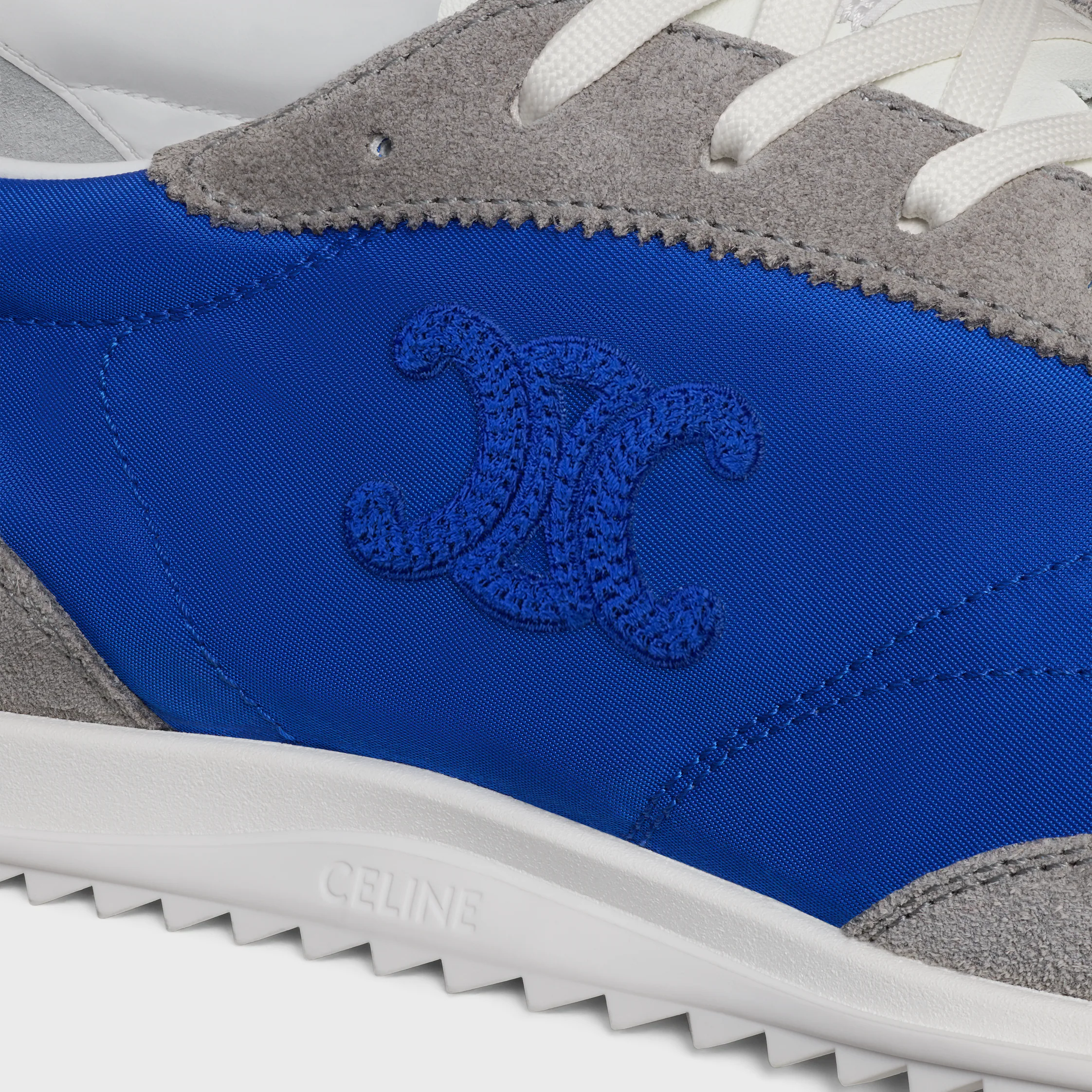 RACER SNEAKER IN NYLON, SUEDE CALFSKIN AND CALFSKIN