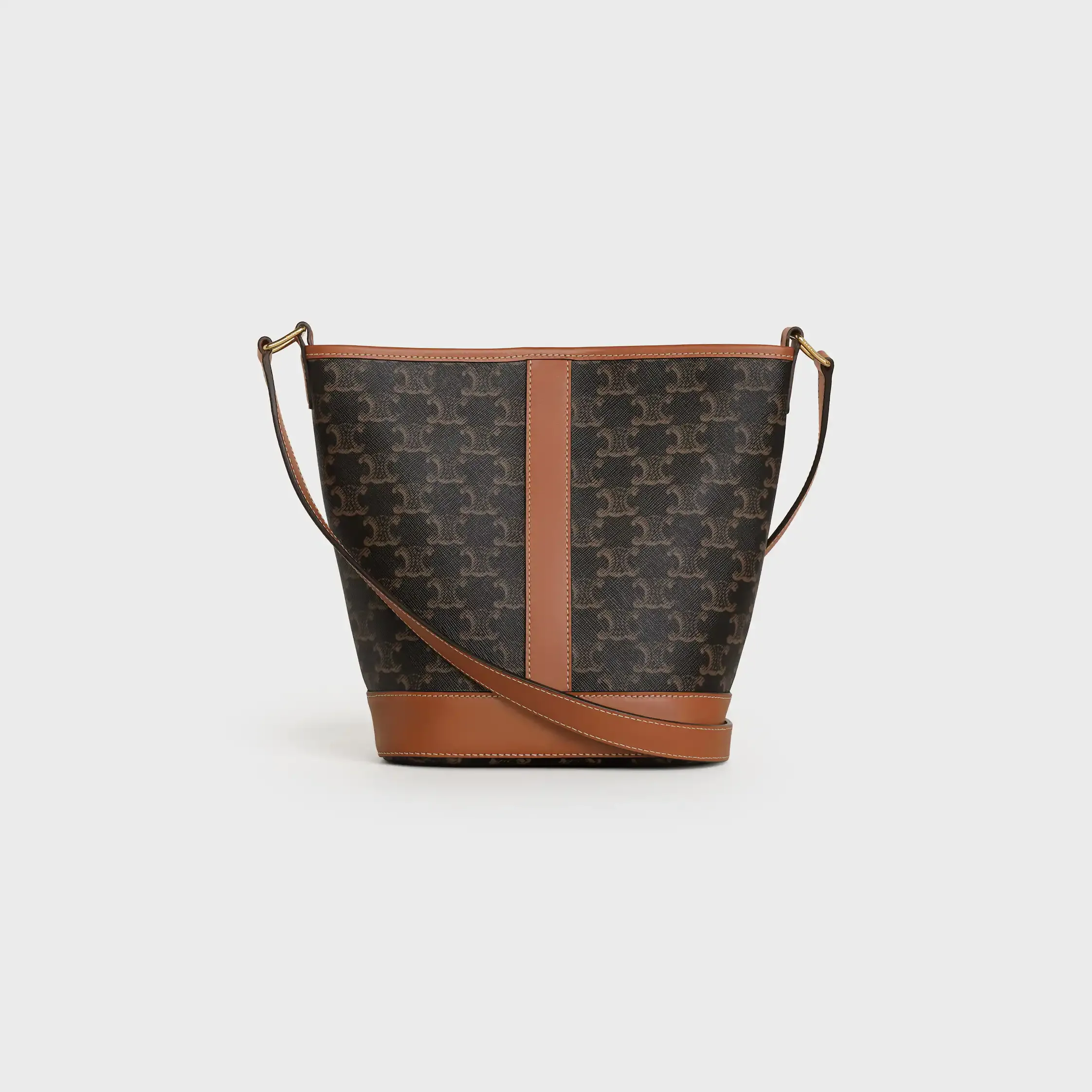 Small Bucket IN Triomphe Canvas and calfskin