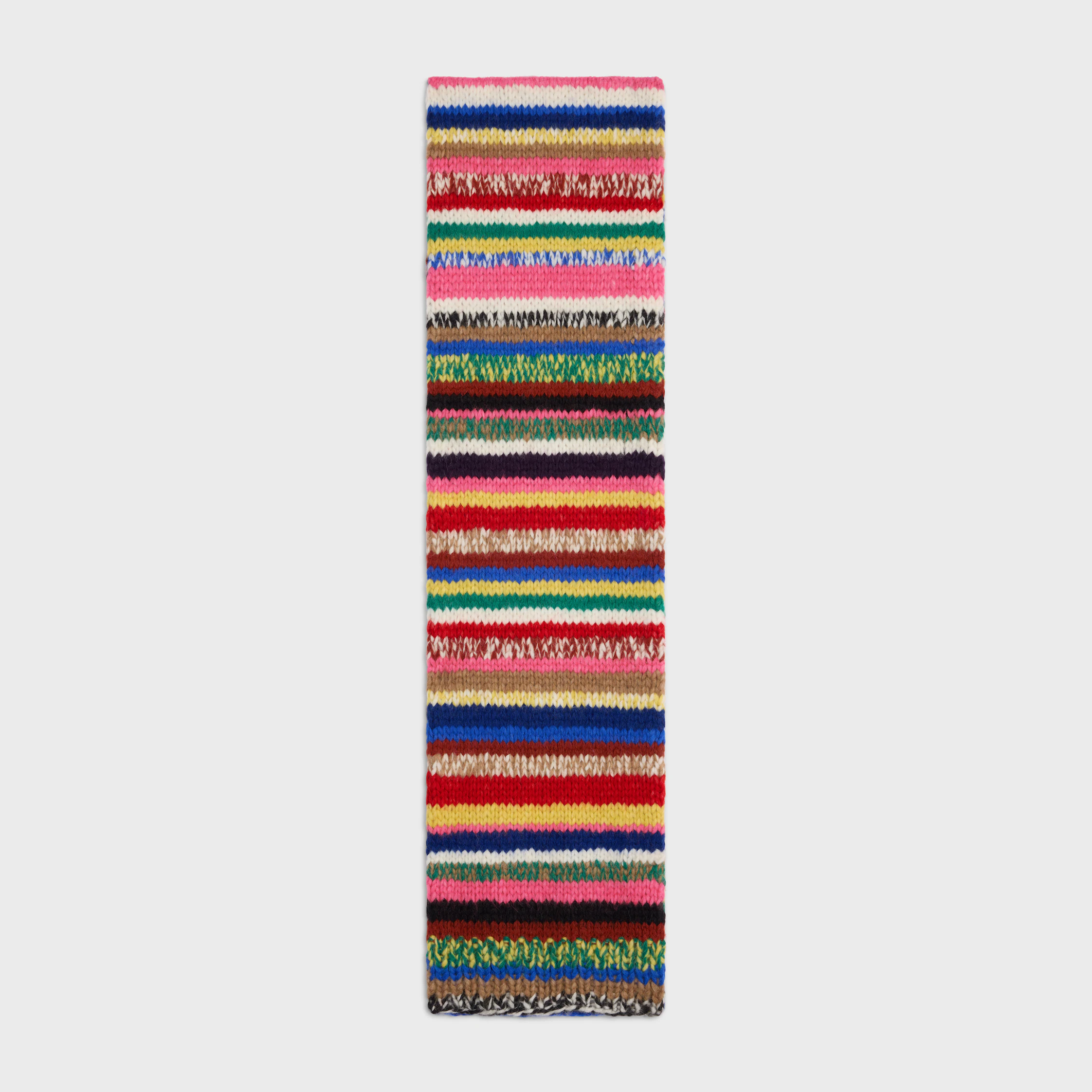 scarf IN MOULINE ALPACA AND WOOL