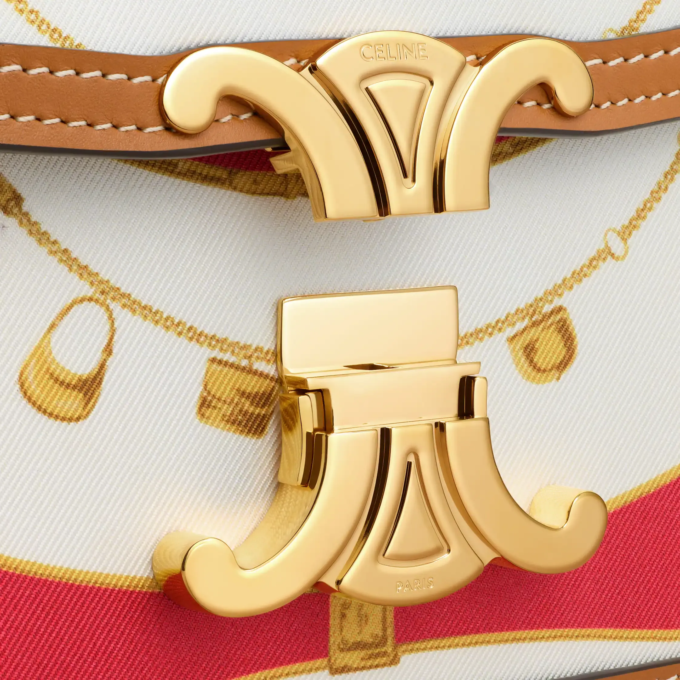 TEEN TRIOMPHE IN SILK AND NATURAL CALFSKIN