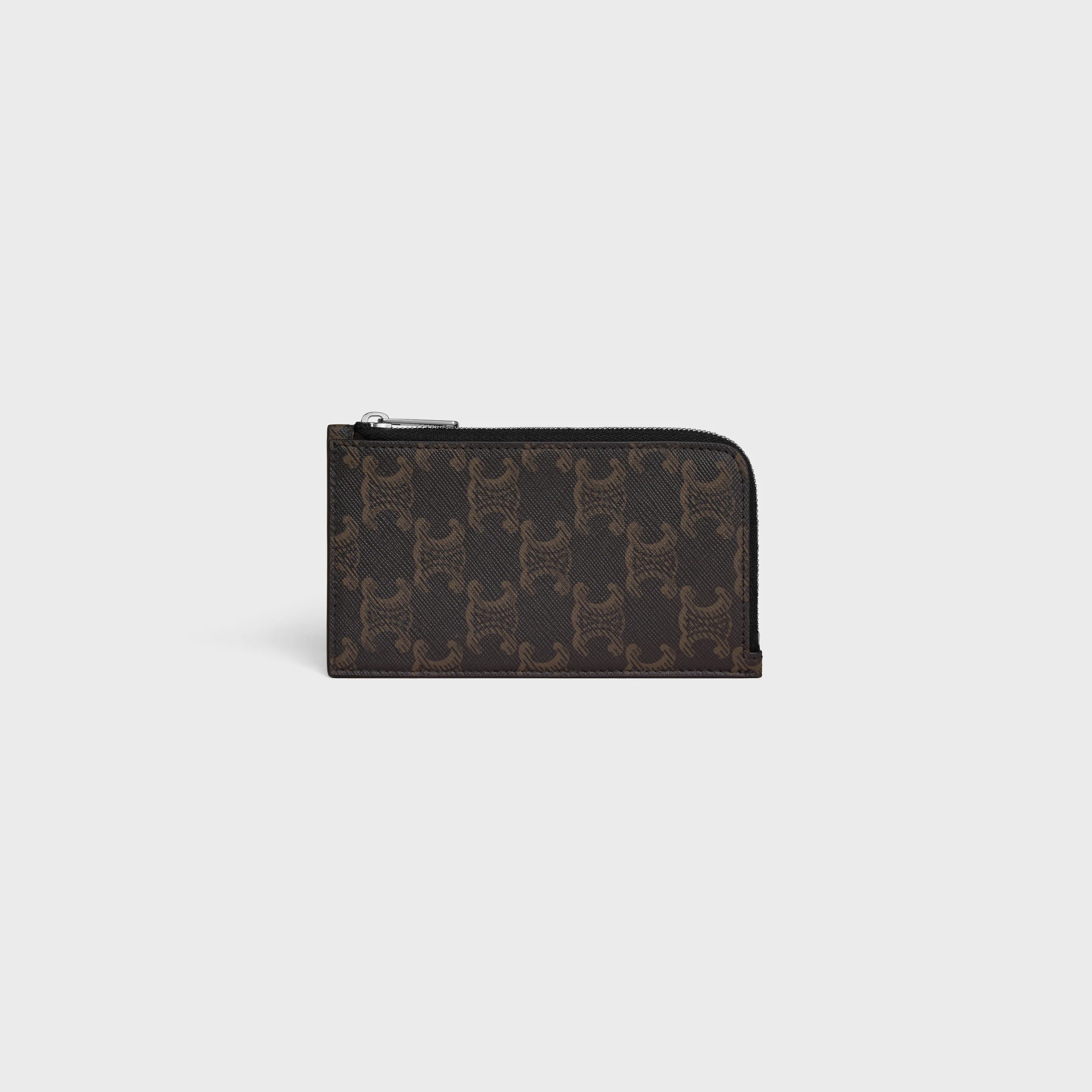LONG ZIPPED CARD HOLDER IN TRIOMPHE CANVAS