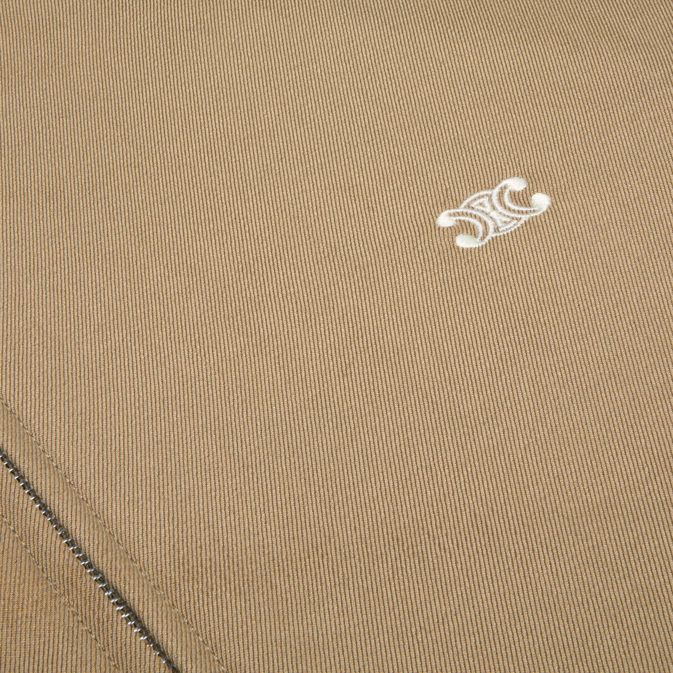 blouson IN COTTON AND WOOL GABARDINE