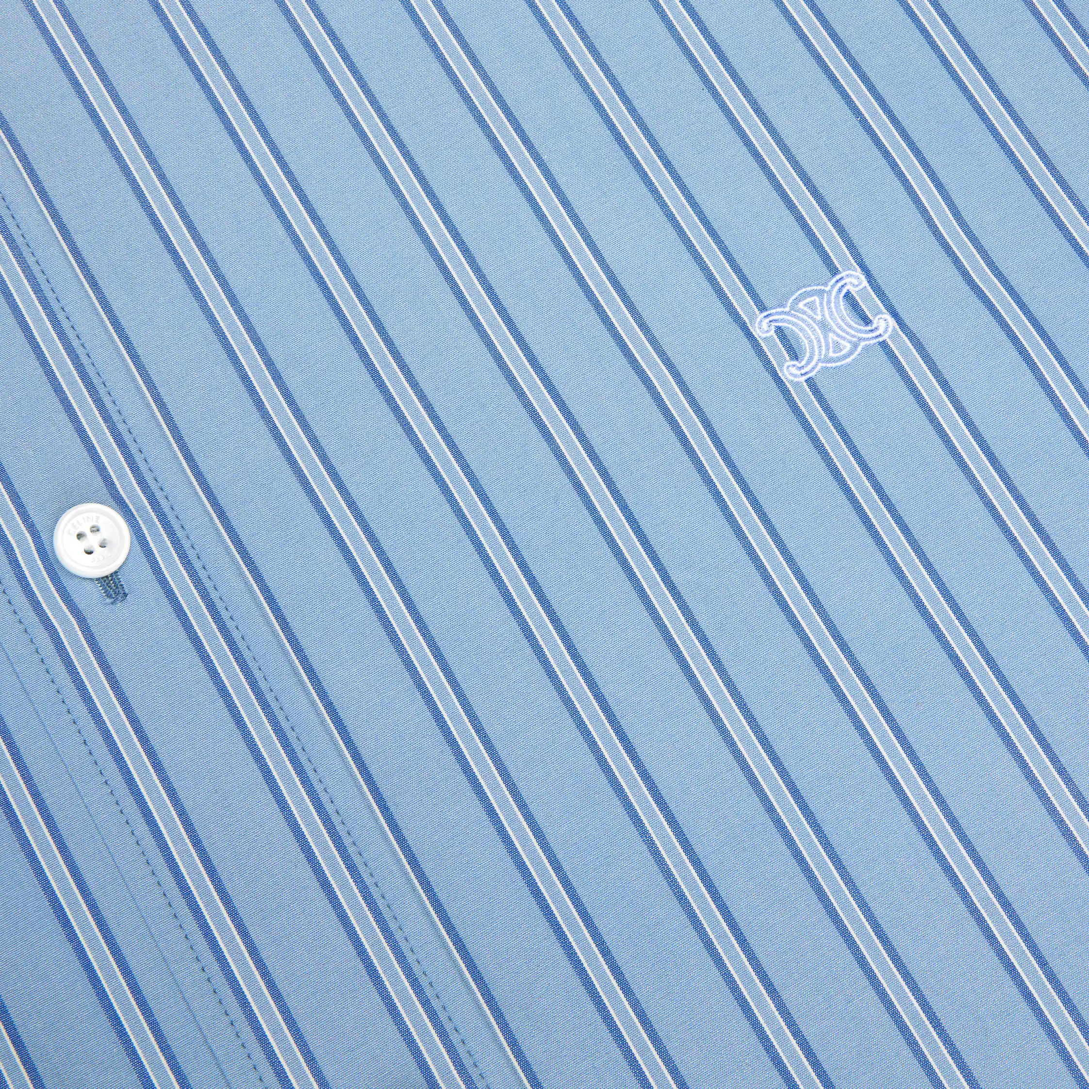 CLASSIC SHIRT IN STRIPED COTTON POPLIN