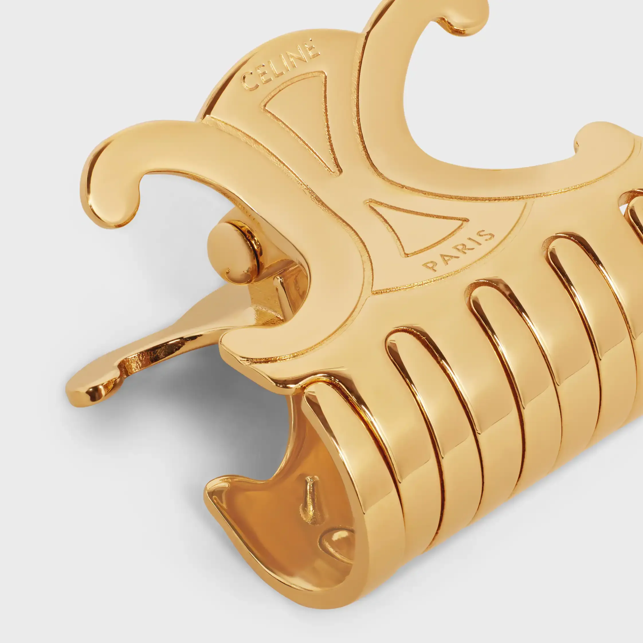 Celine Medium Hair Claw in Zamak
