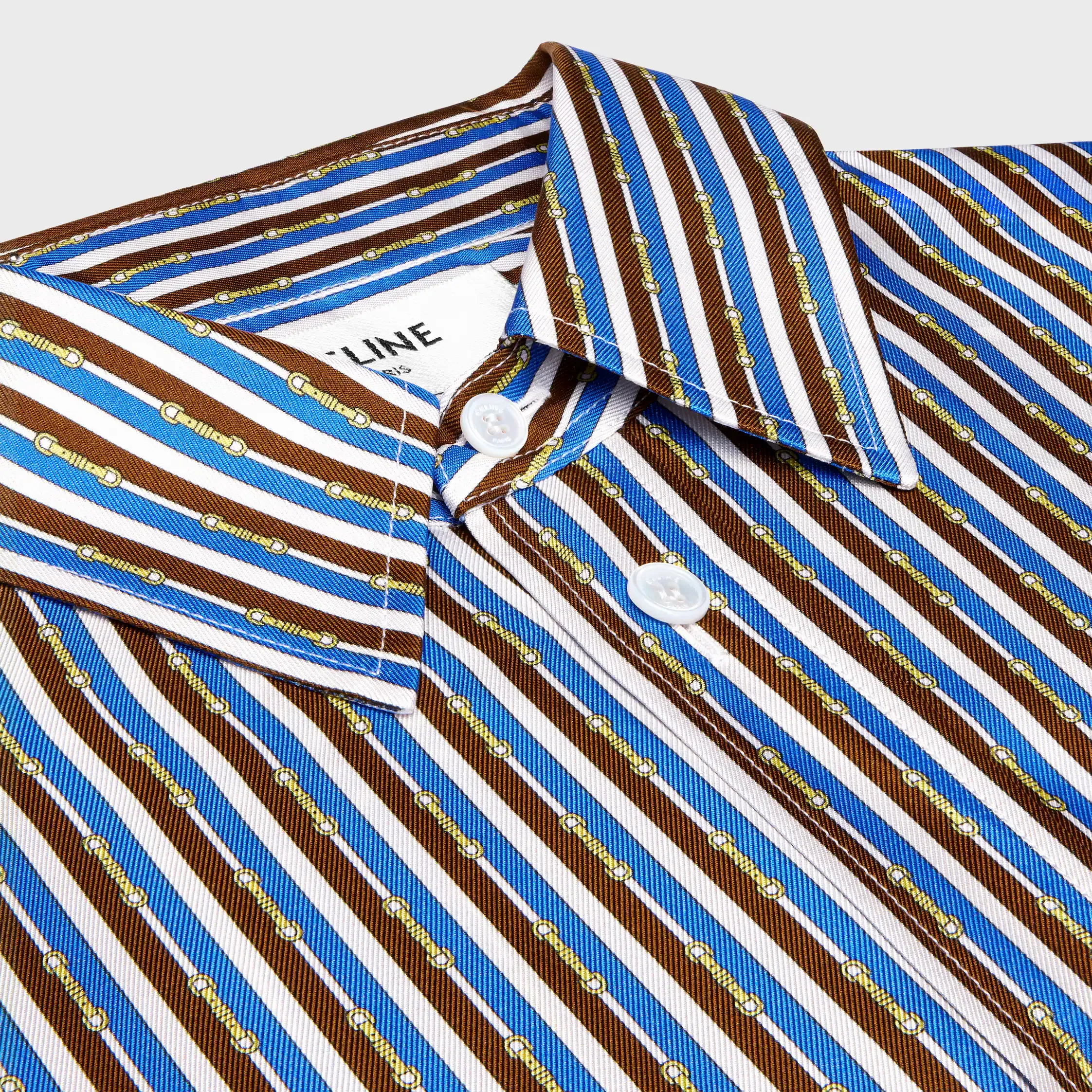 oversized shirt IN silk twill