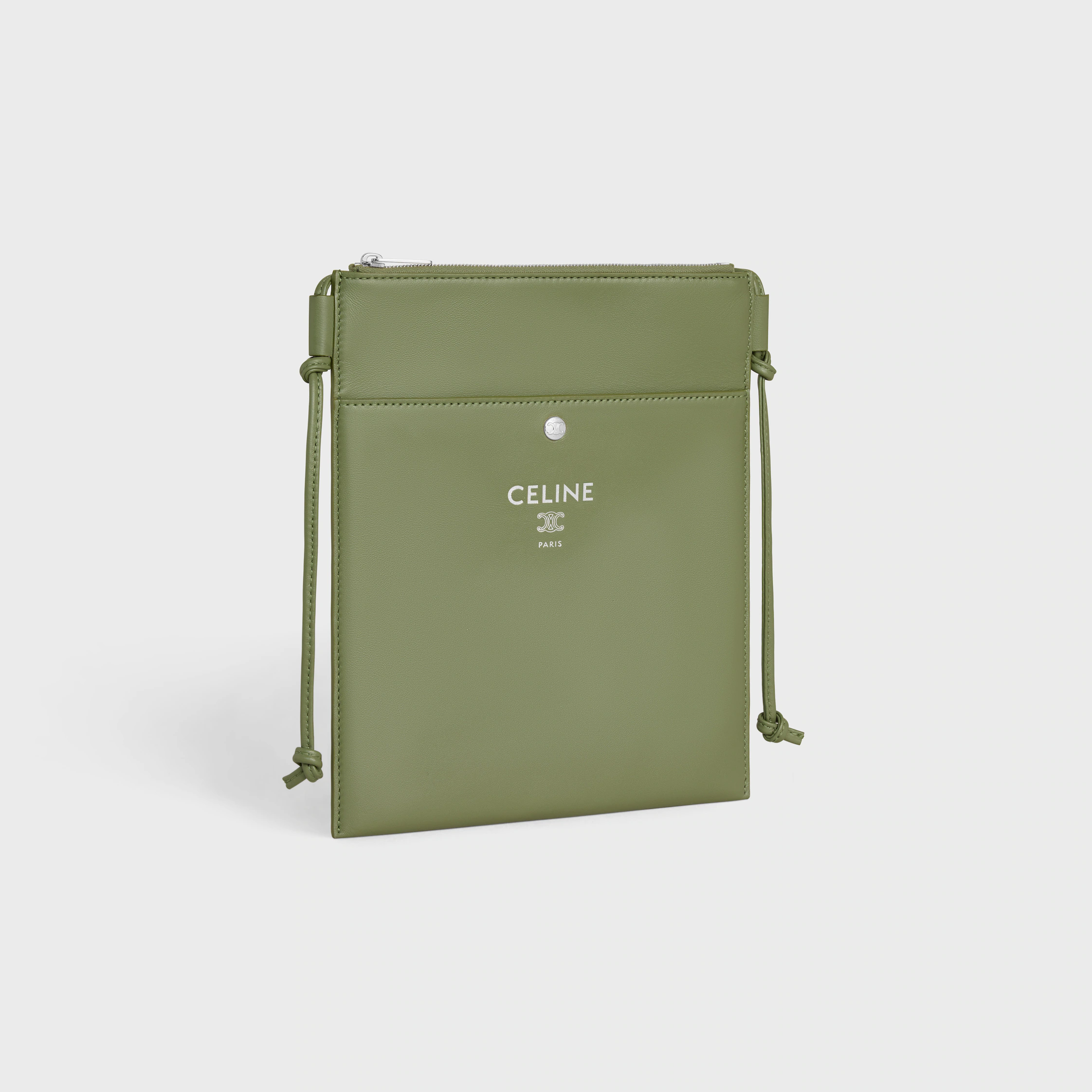SHARP POUCH TAKE AWAY IN SMOOTH LAMBSKIN