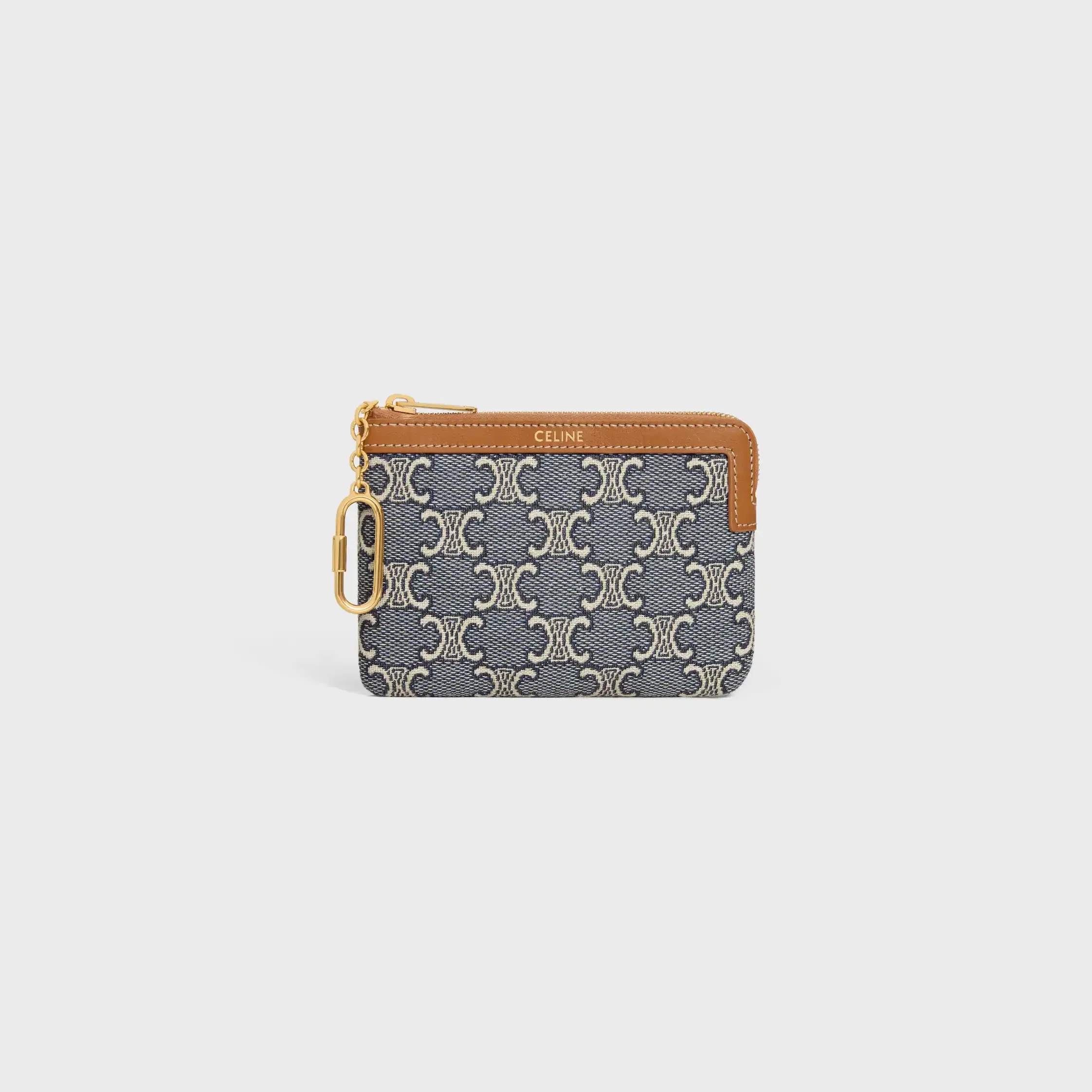 Coin Purse IN JACQAURD TRIOMPHE ALL OVER