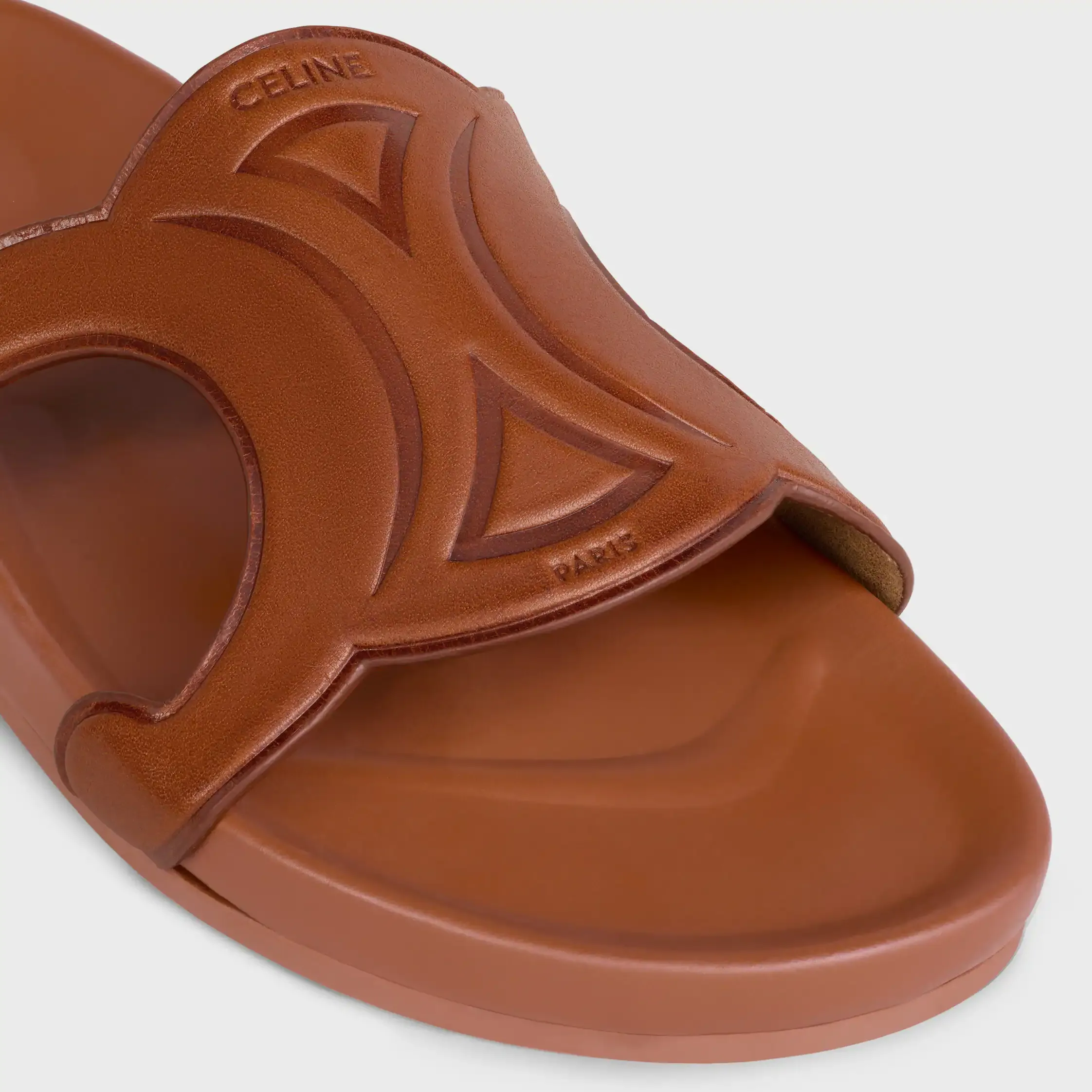 TRIOMPHE SLIDE IN Calfskin - Vegetal Tanning