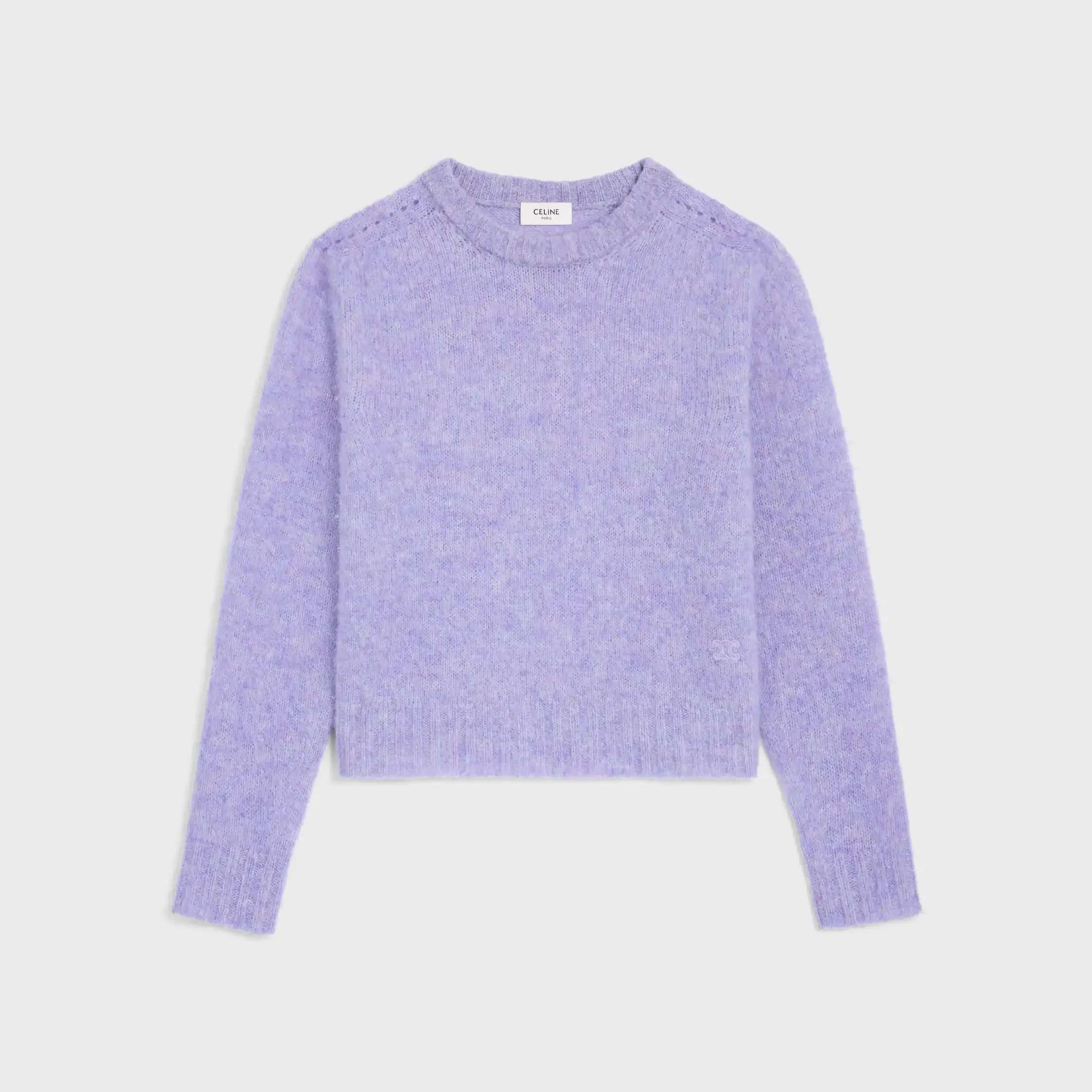crewneck sweater IN SHETLAND WOOL