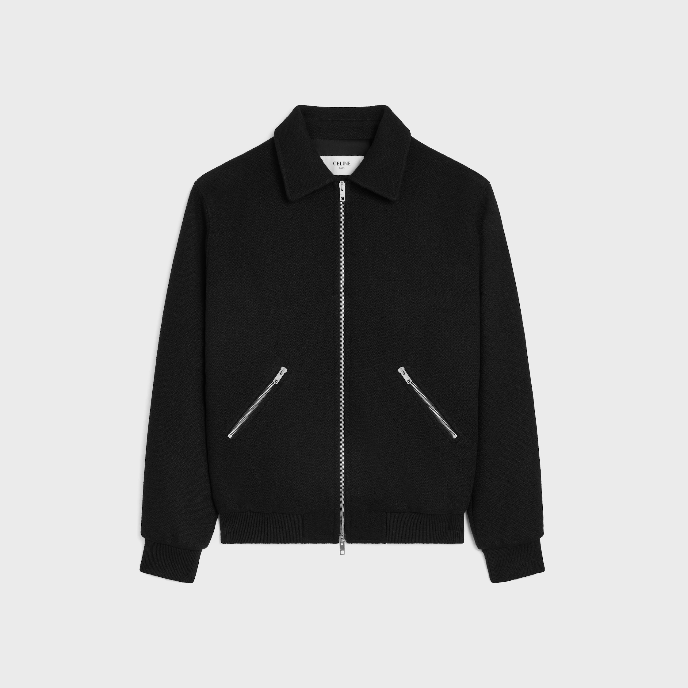 teddy jacket IN TEXTURED WOOL