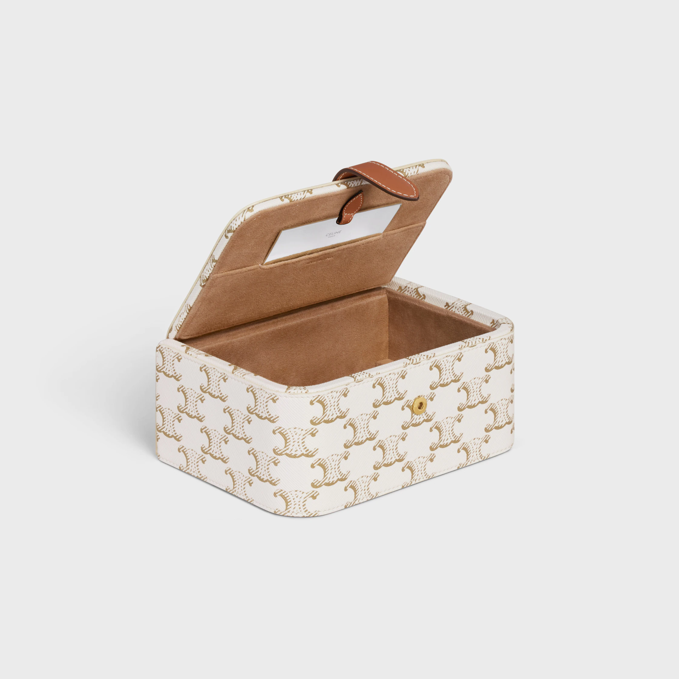 Large Jewels Case in Triomphe Canvas and Calfskin