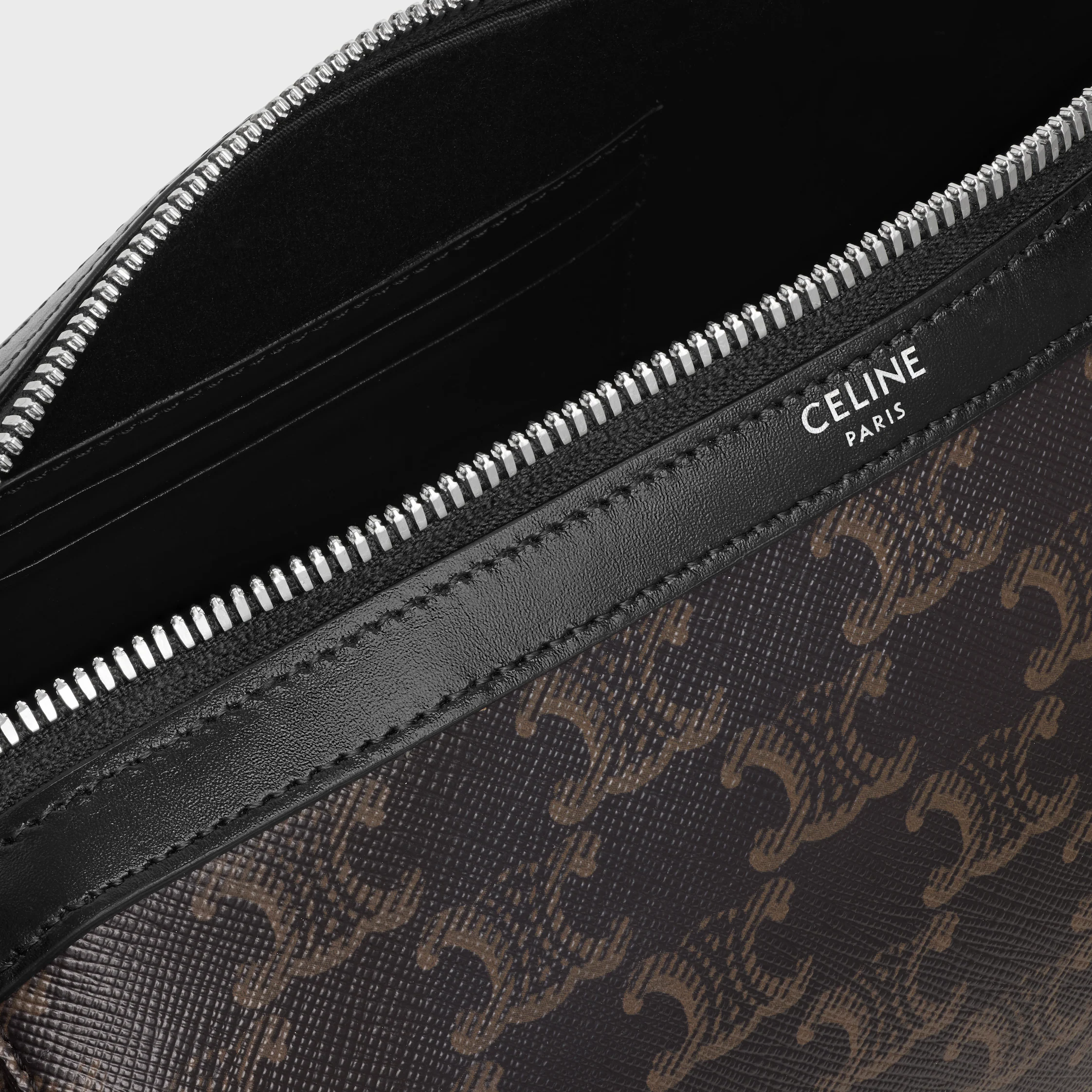 MINI BOSTON IN TRIOMPHE CANVAS AND CALFSKIN