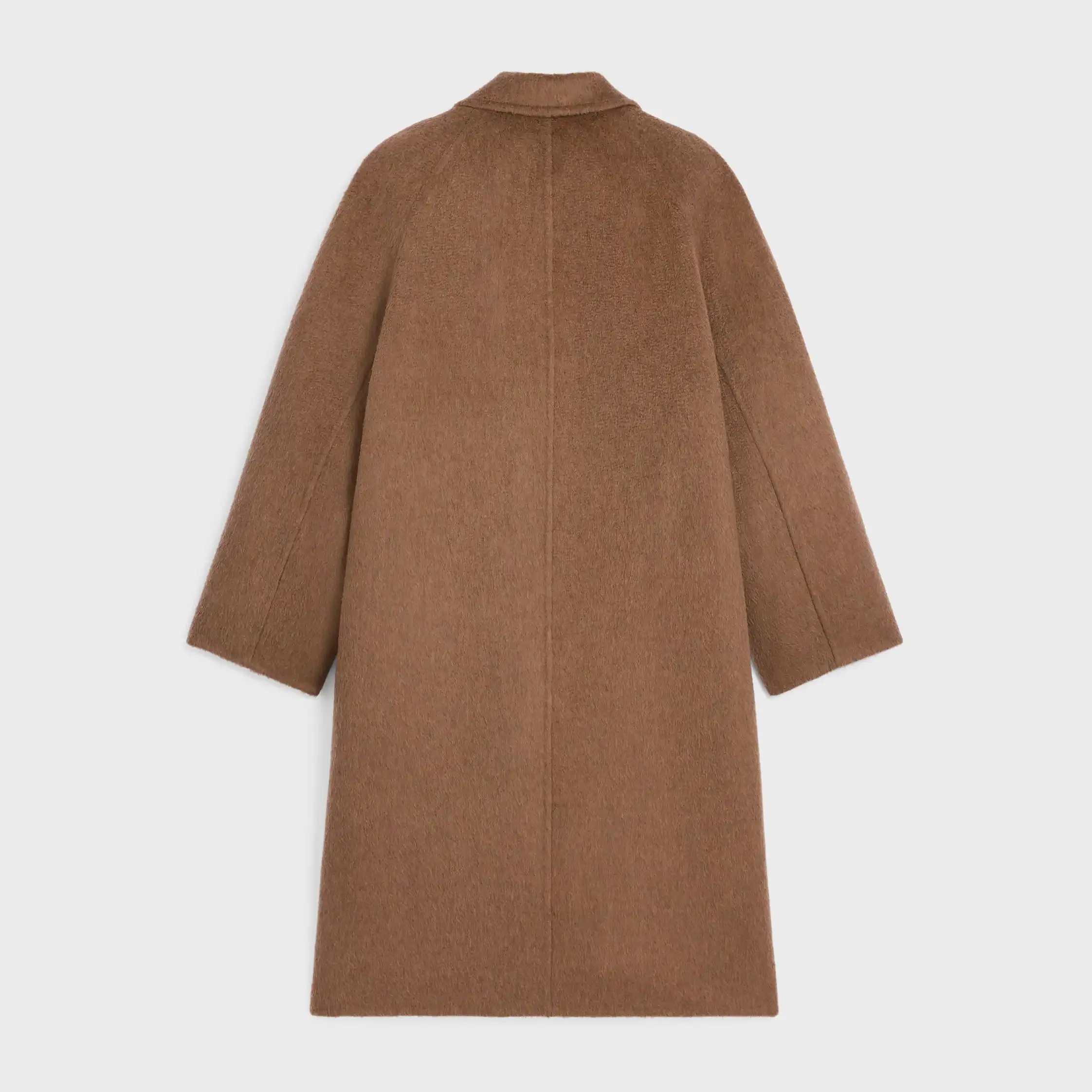 coat IN double-face cashmere and camel