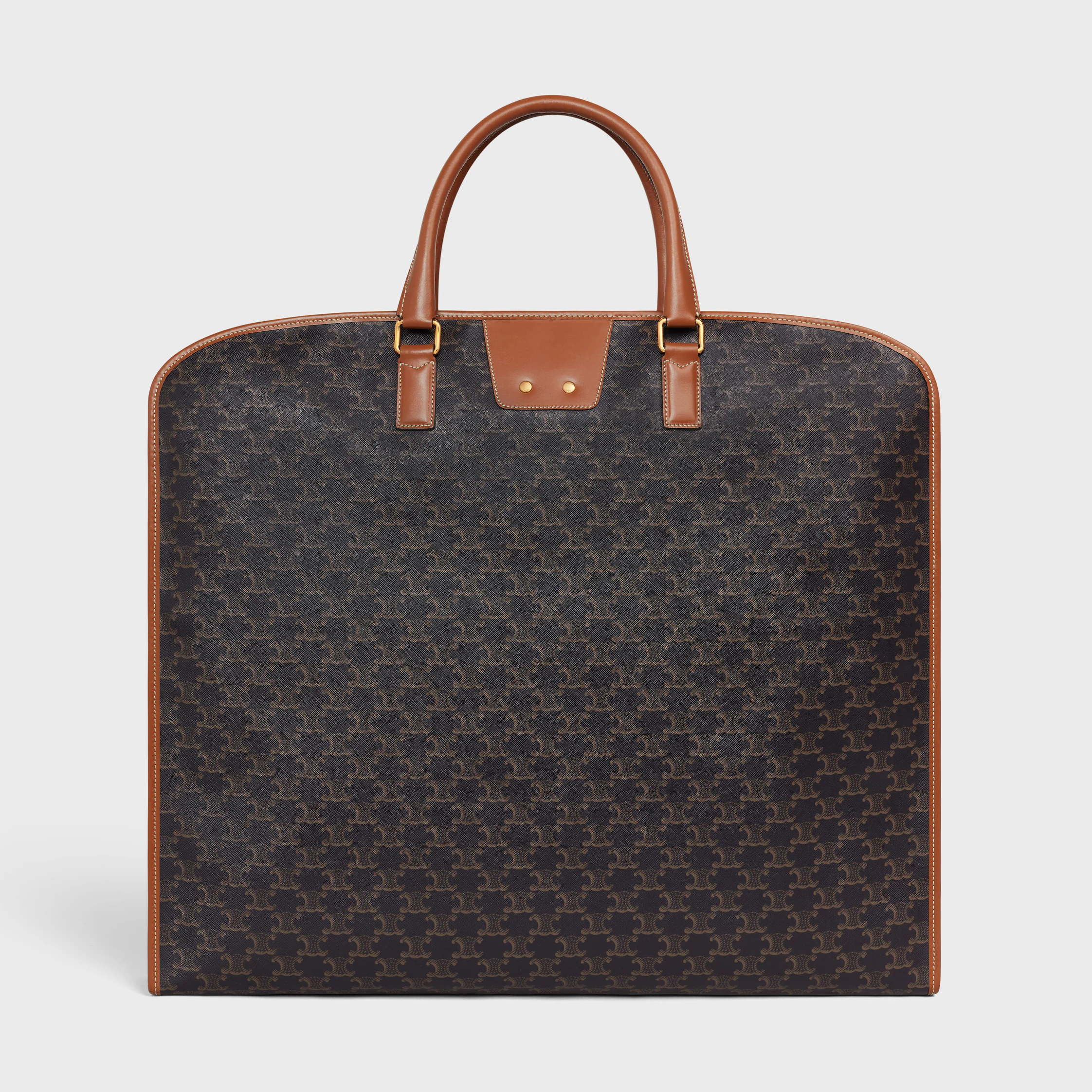 Garment Bag in Triomphe Canvas and Calfskin