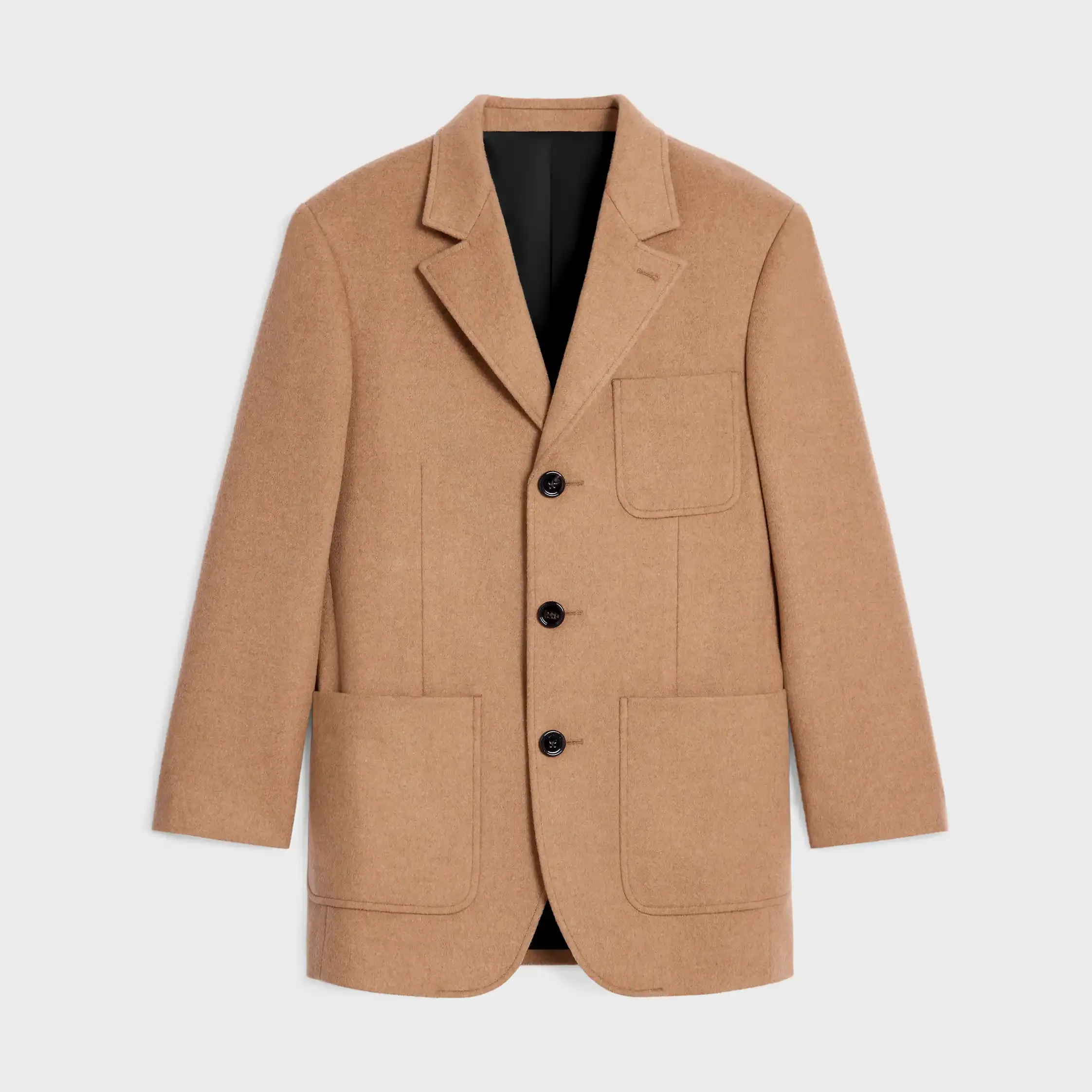 tailored jacket IN cashmere flannel