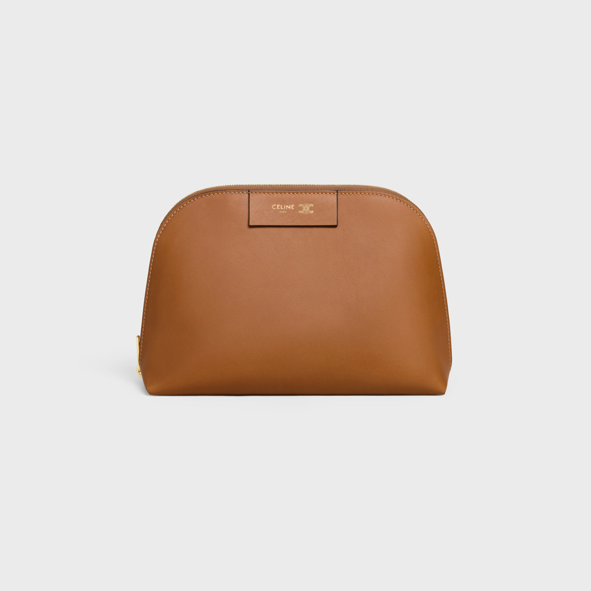 MEDIUM COSMETIC POUCH IN SMOOTH CALFSKIN