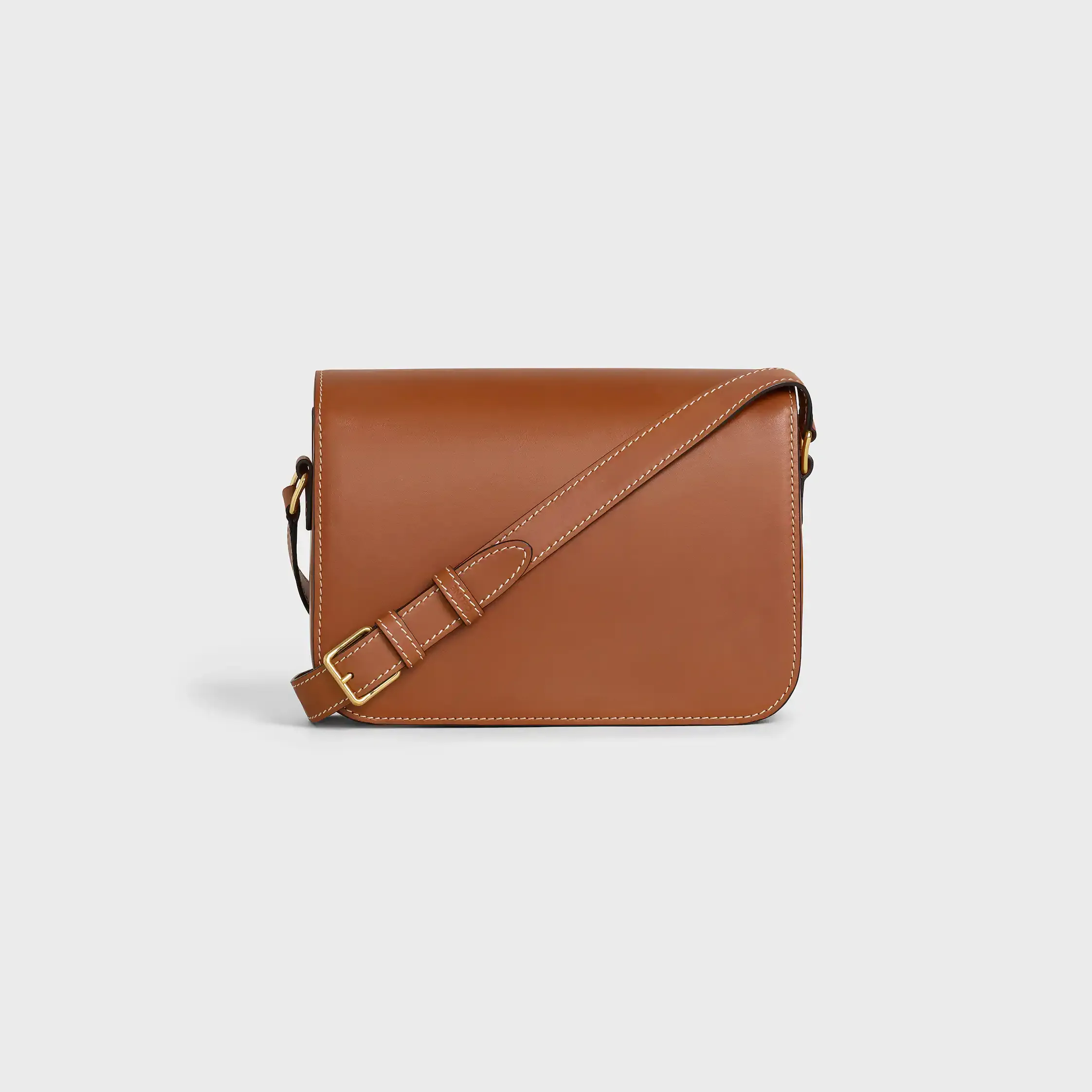 CLASSIQUE TRIOMPHE BAG IN Natural Calfskin